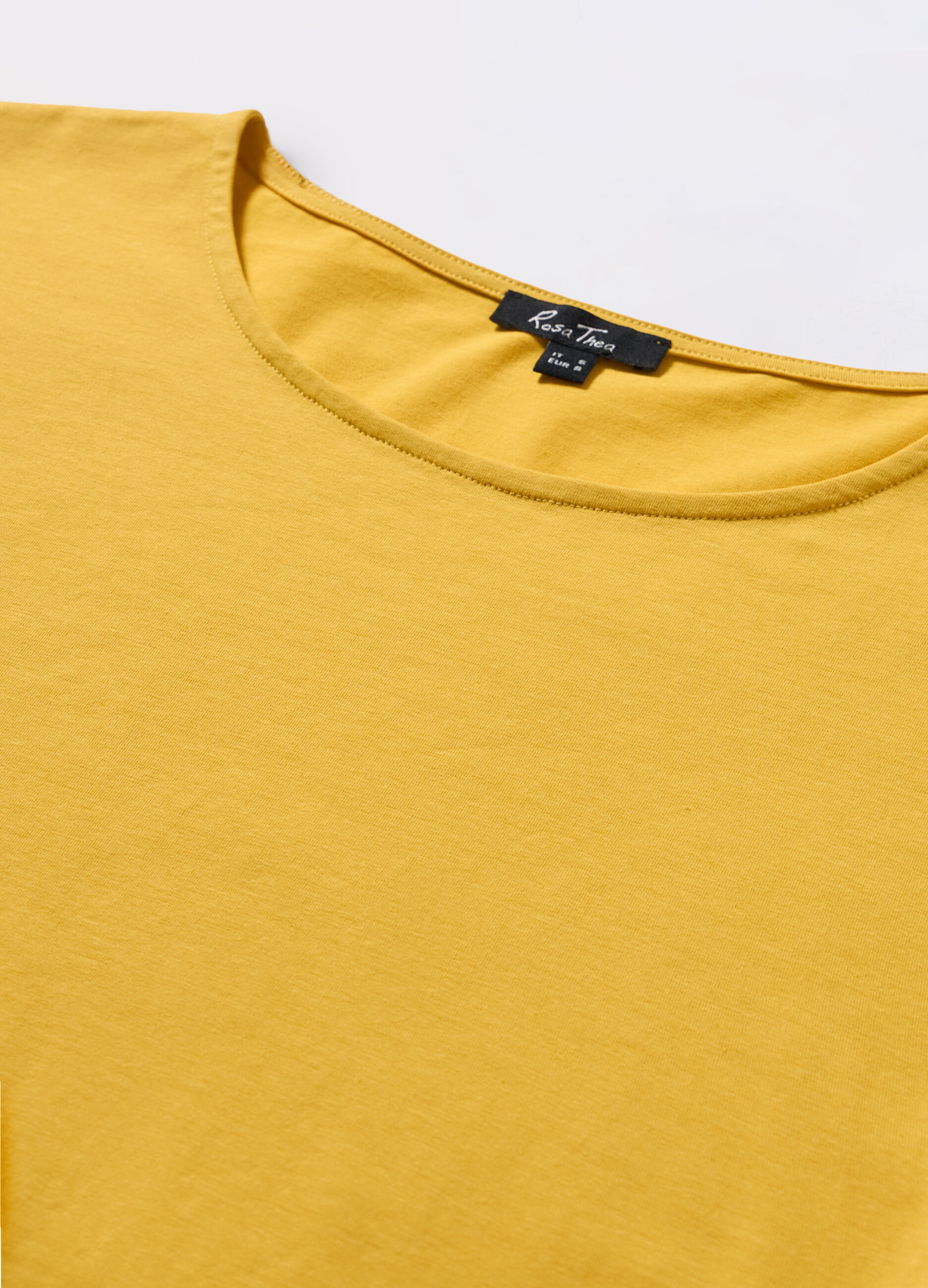 T-shirt in jersey di cotone stretch donna curvy_1