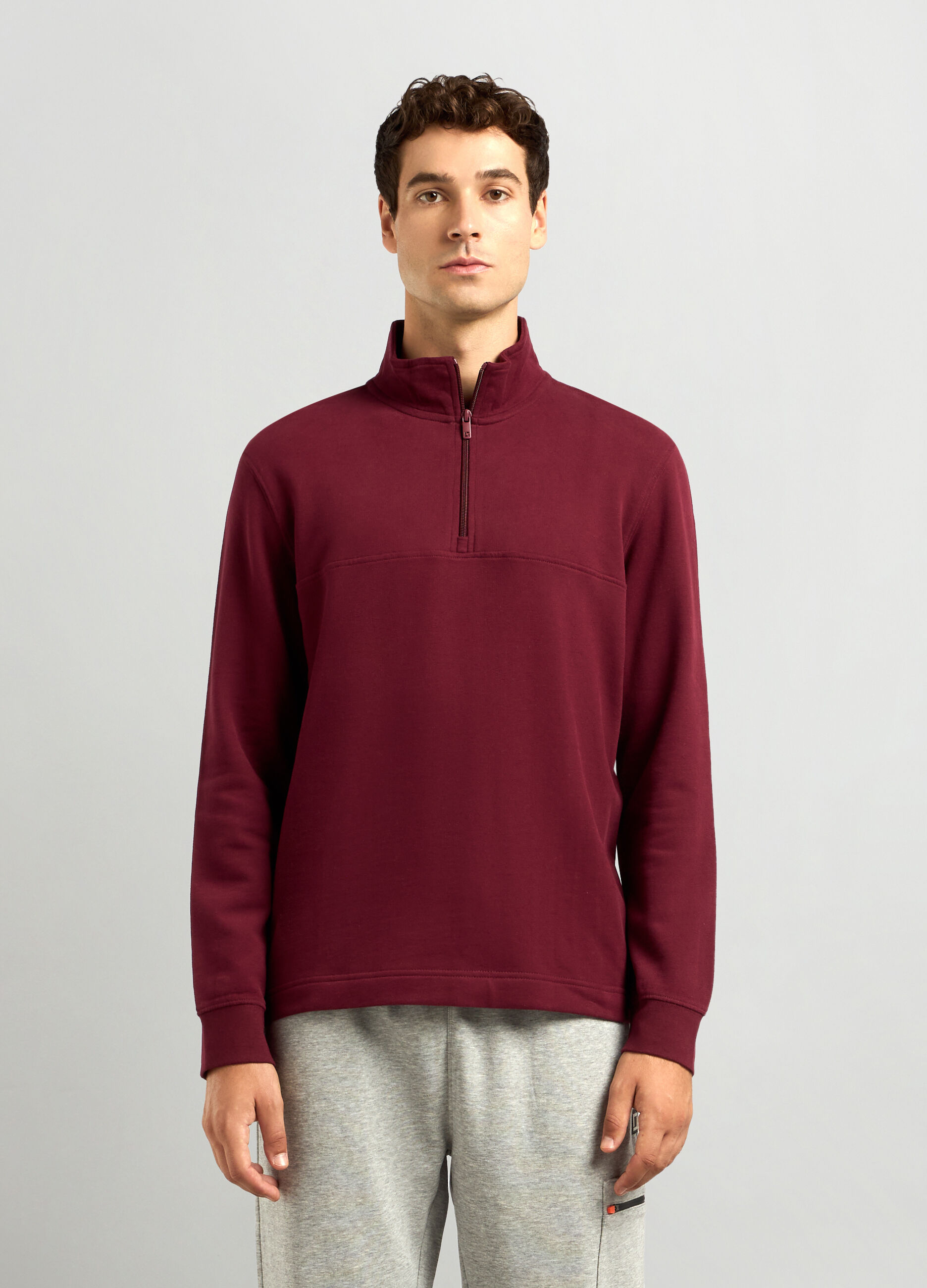 Felpa a collo alto uomo_0