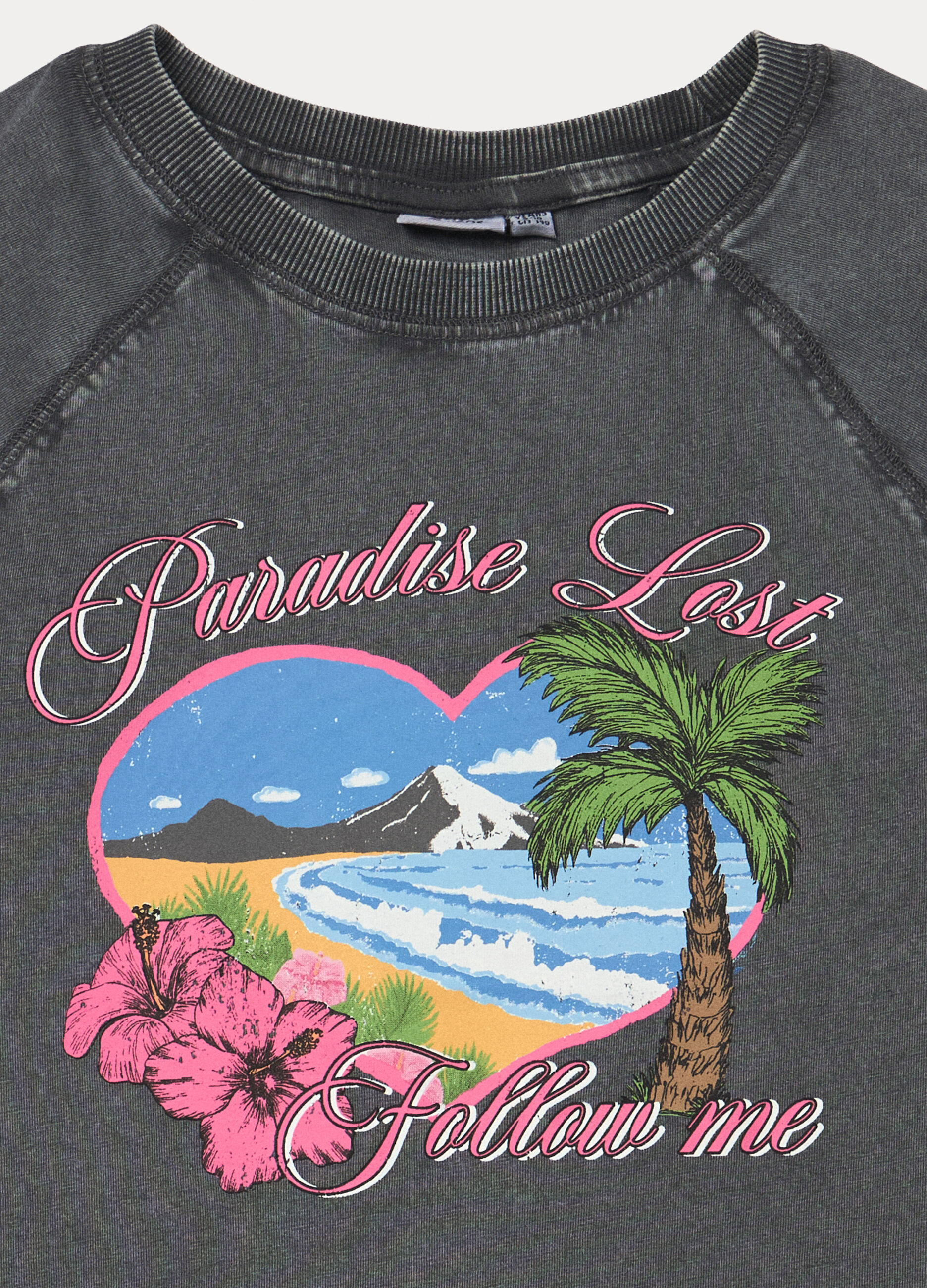 T-shirt boxy fit in jersey di puro cotone ragazza_2