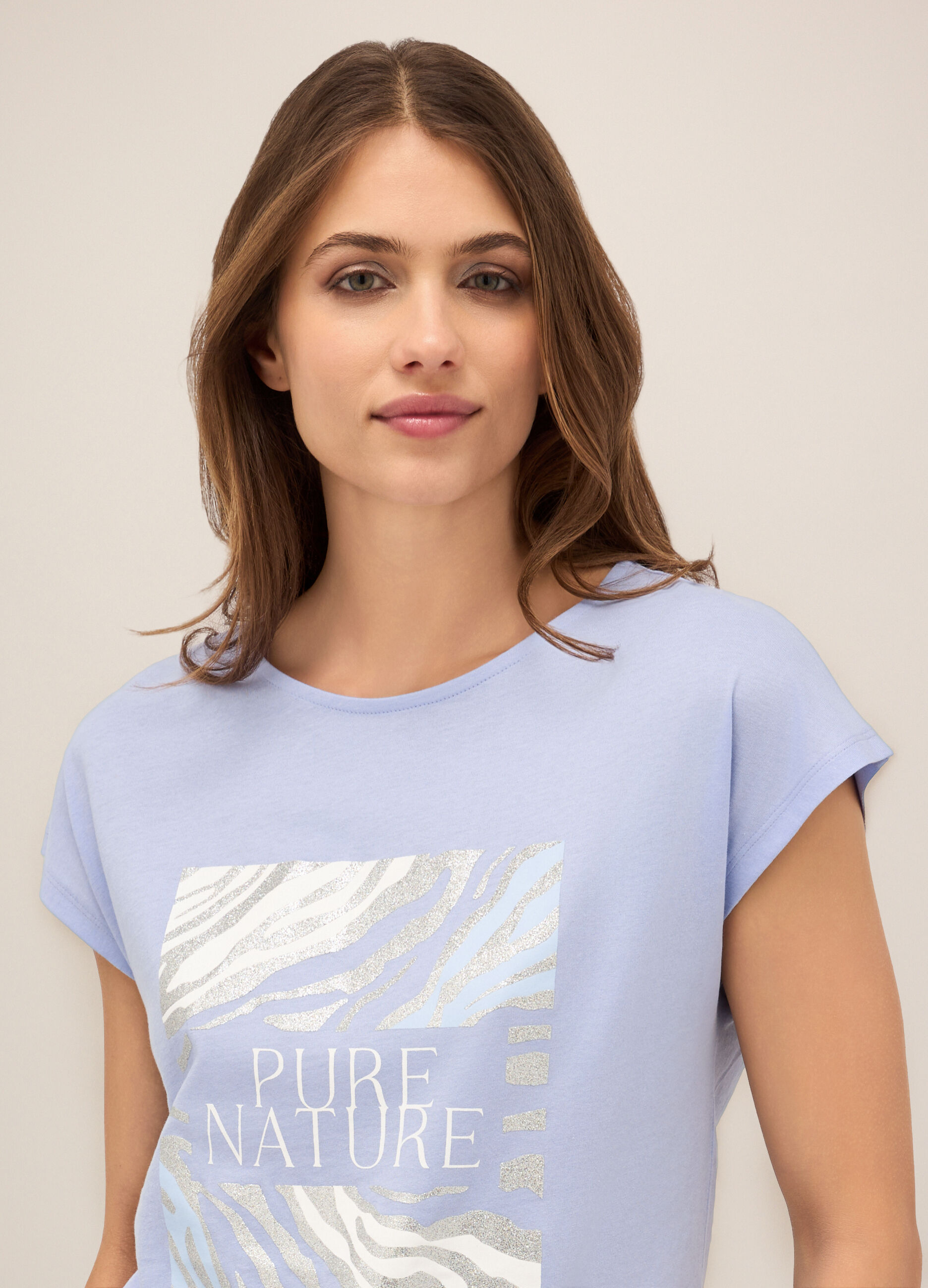 T-shirt in puro cotone donna_2