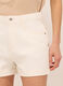 Shorts fit mom in denim di puro cotone donna_3