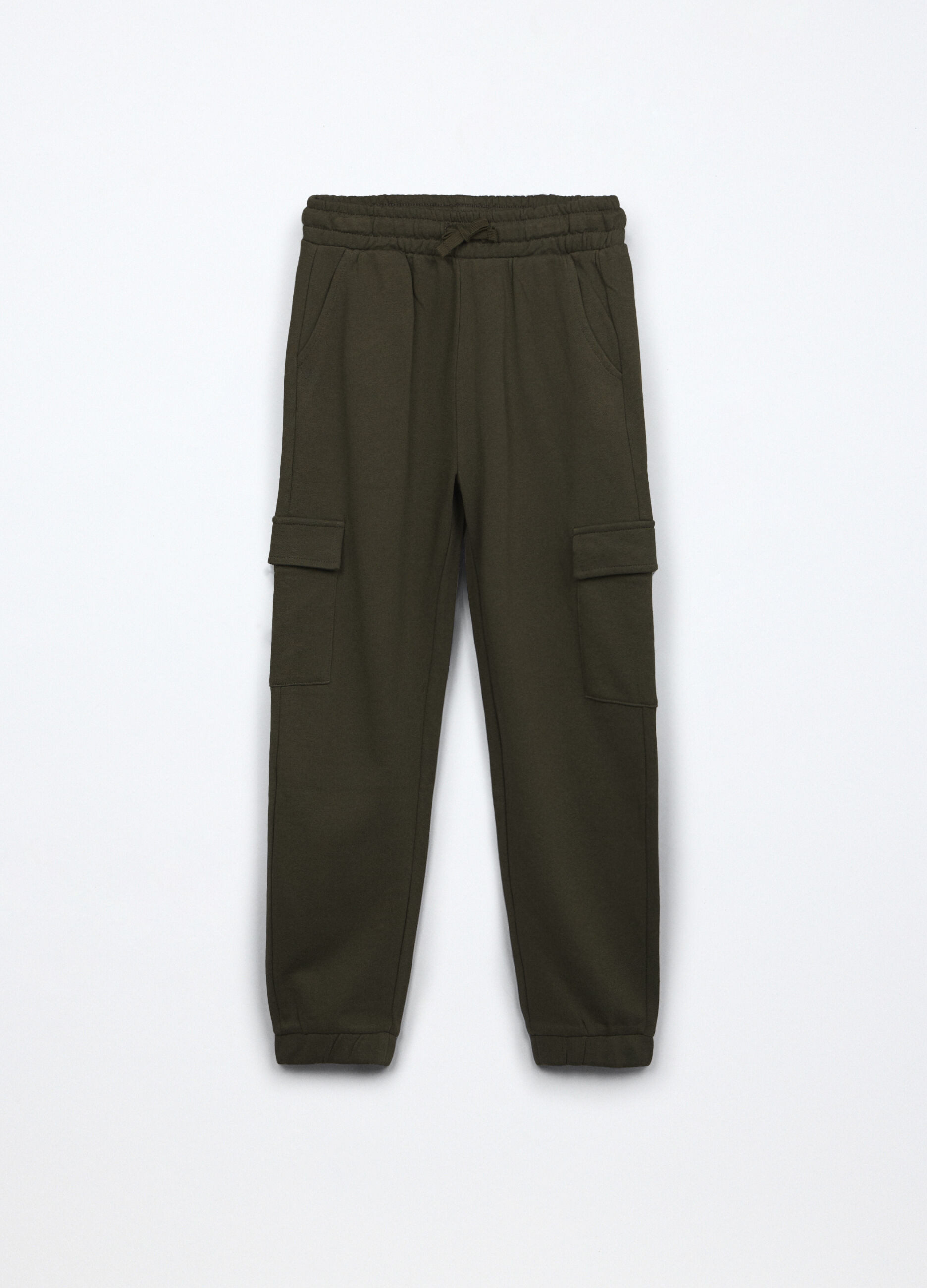 Jogger in french terry di puro cotone ragazza_0