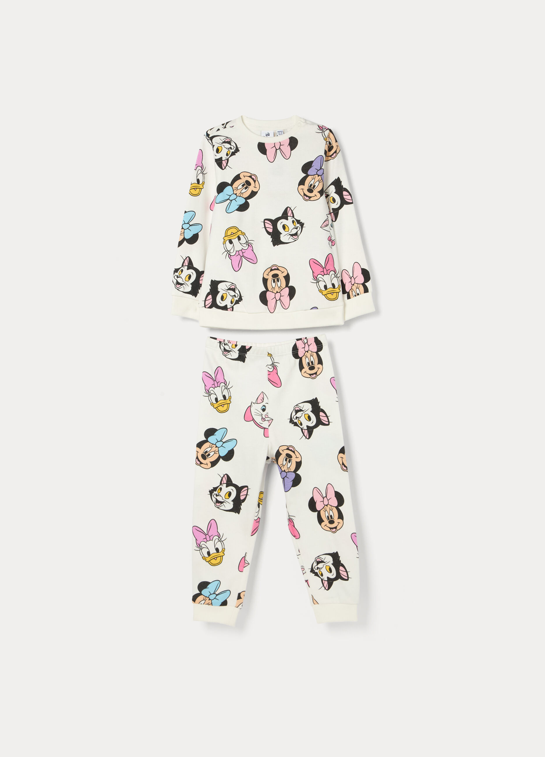 Set pigiama lungo Disney in puro cotone neonata_0