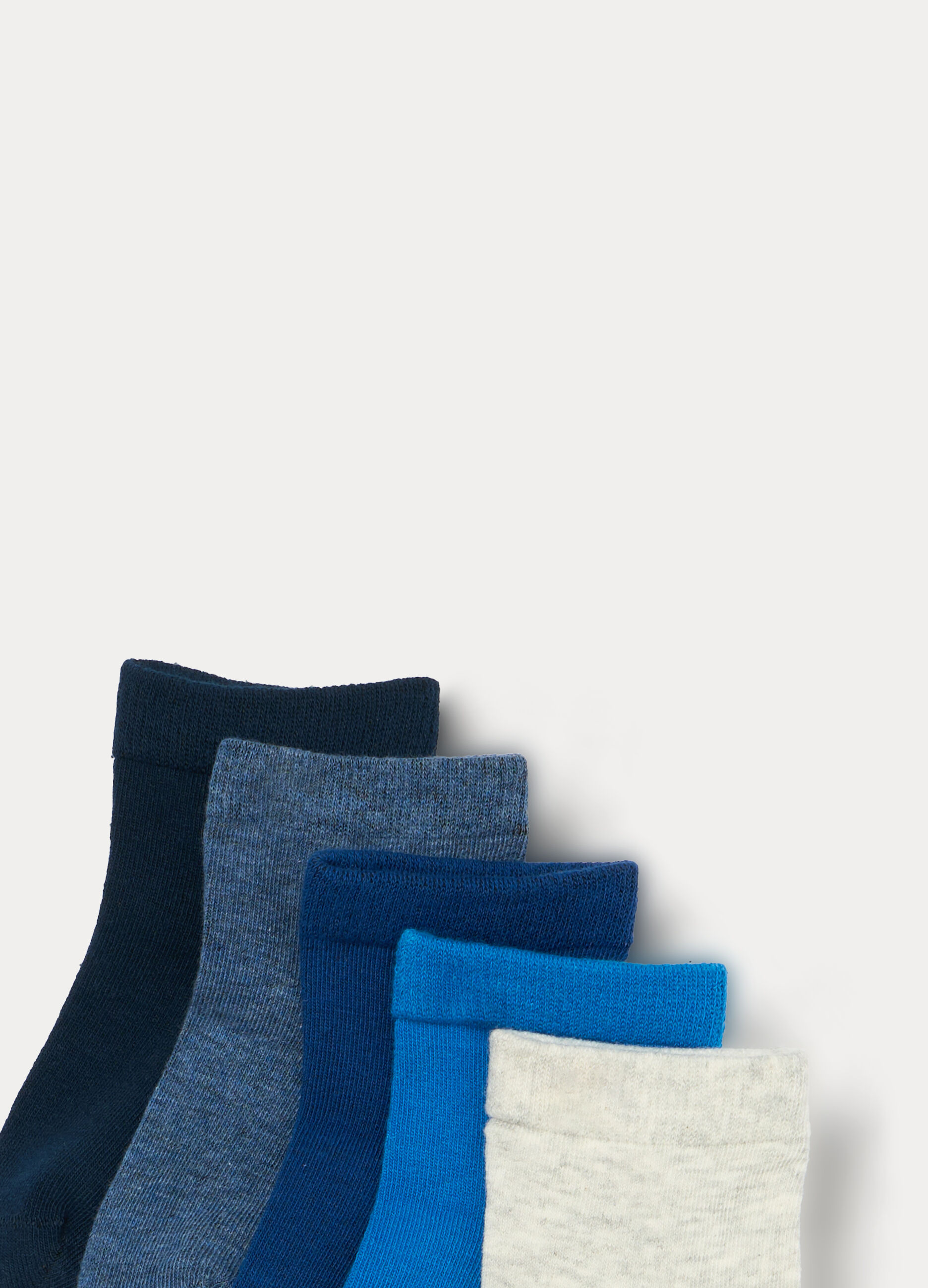 Pack 5 calze corte misto cotone _2
