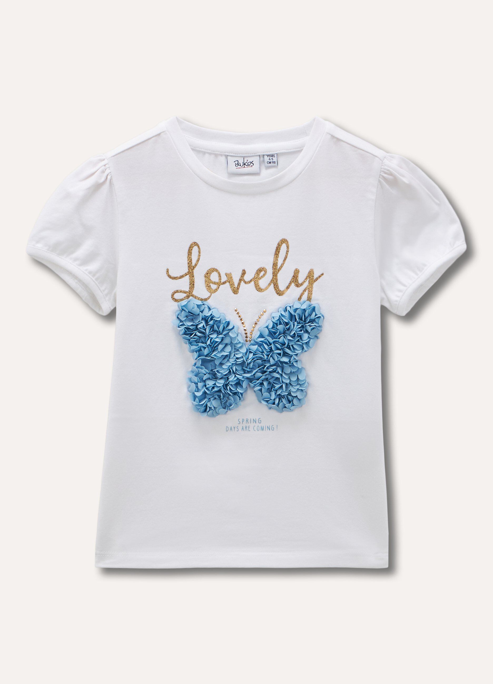 T-shirt con maniche a palloncino bambina_0