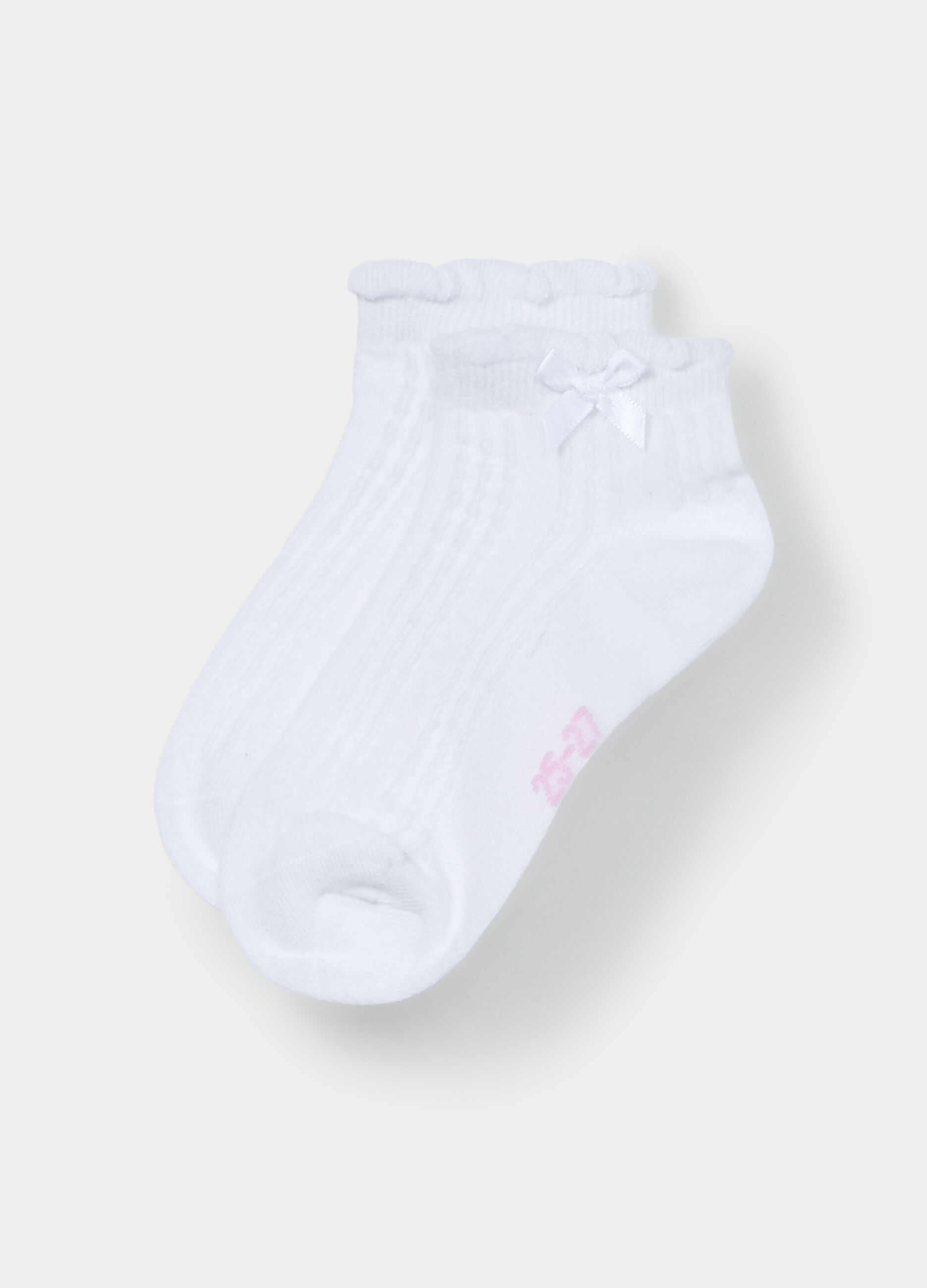 Pack 2 calze corte misto cotone _0