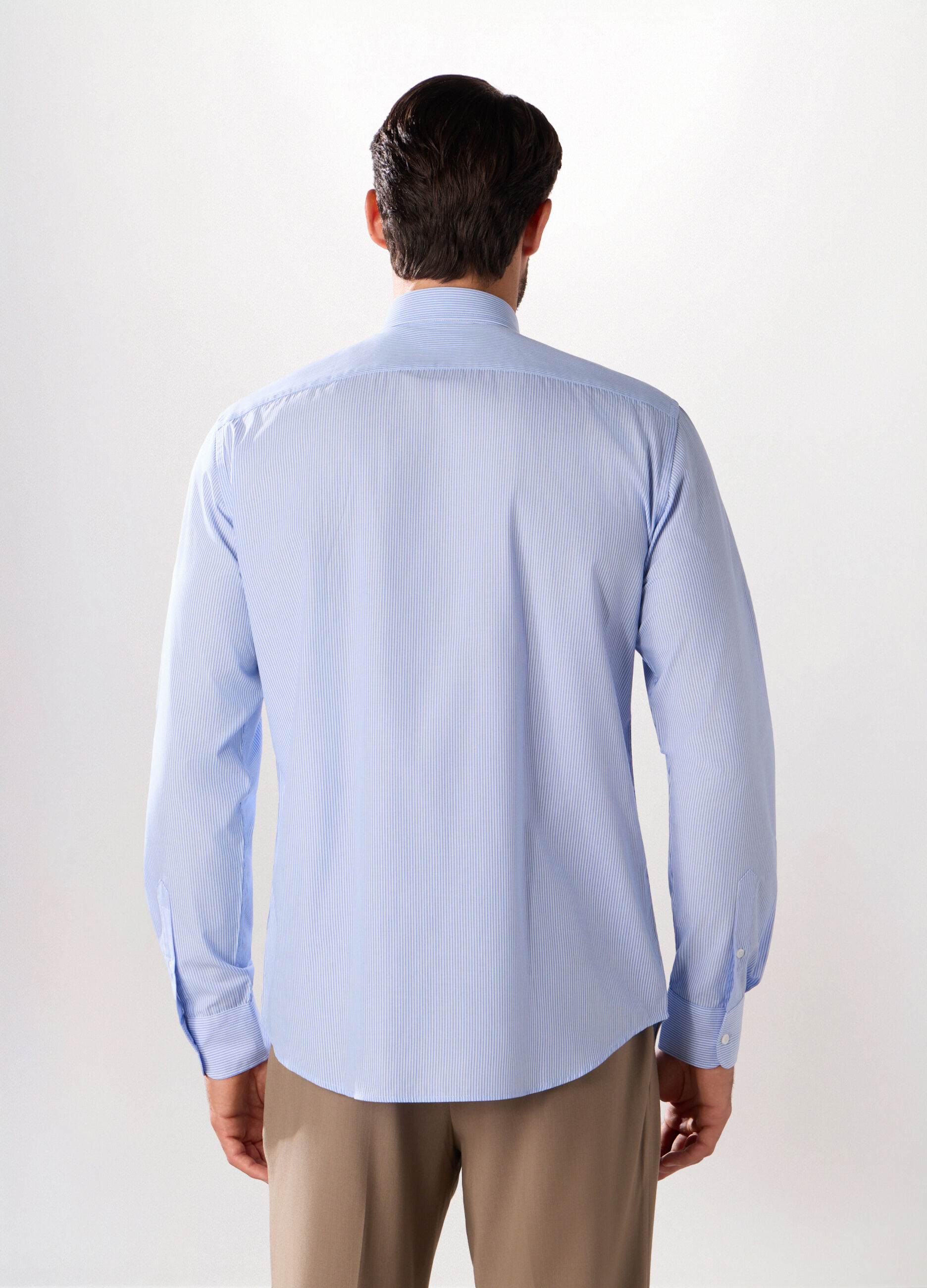 Camicia regular fit con micromotivo uomo_1