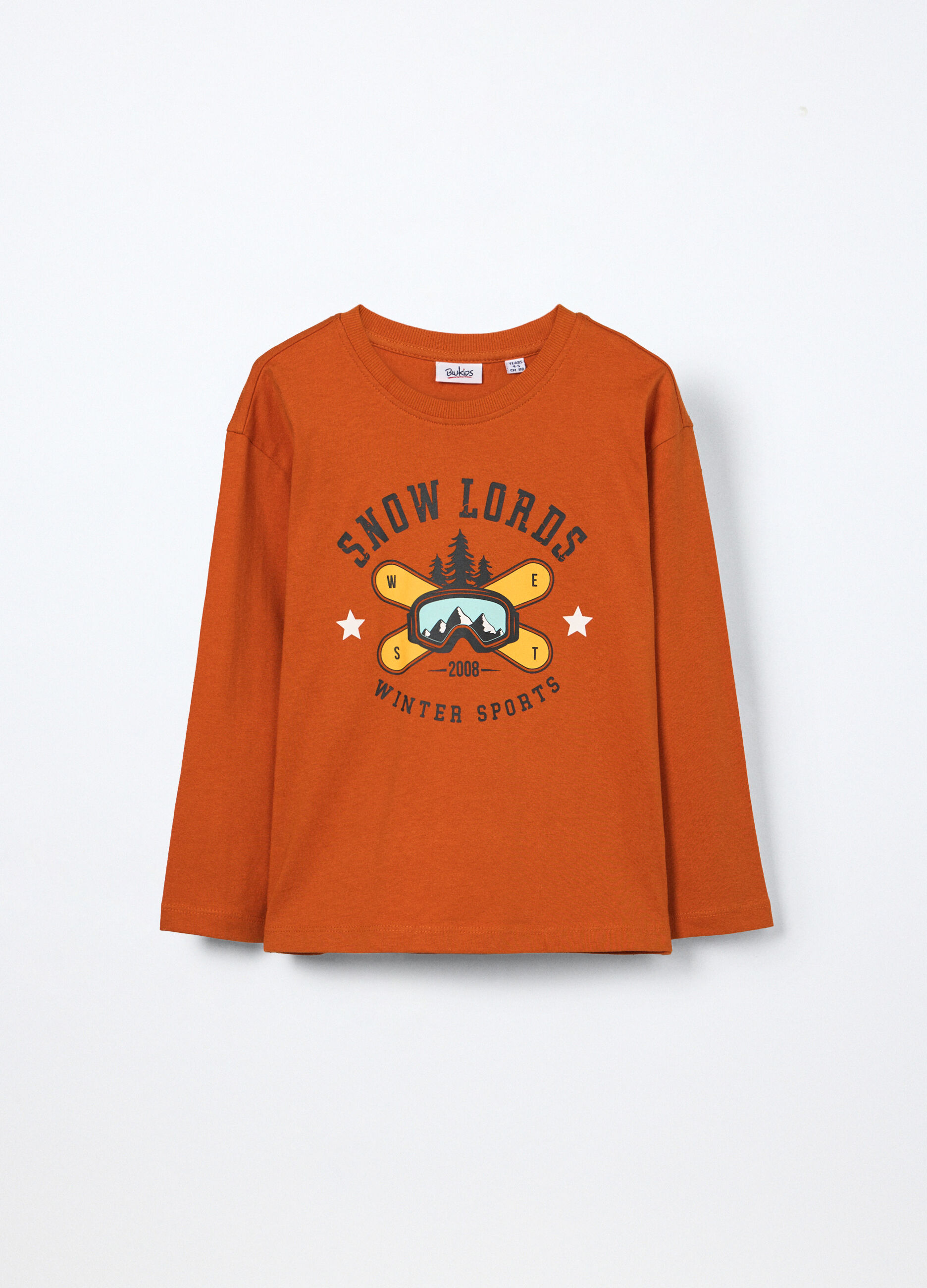 T-shirt in jersey di puro cotone bambino_0