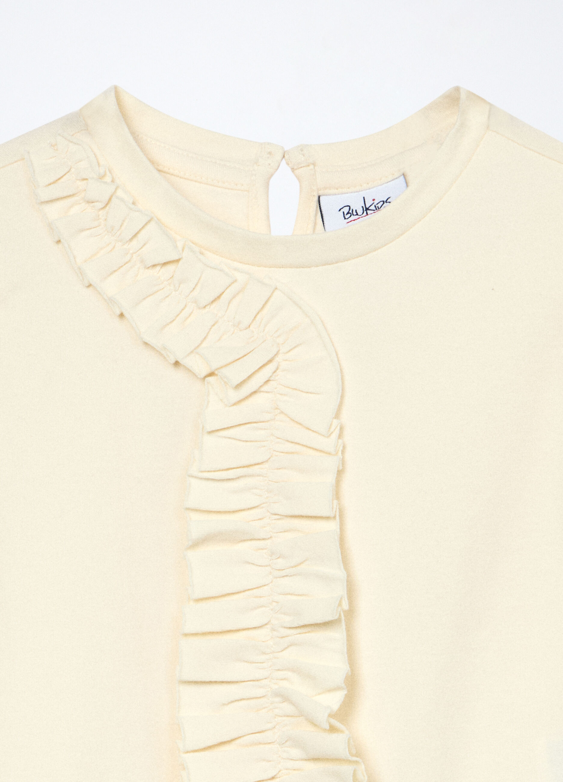 T-shirt in jersey di cotone stretch neonata_2