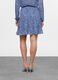 Gonna corta in crepe donna_1
