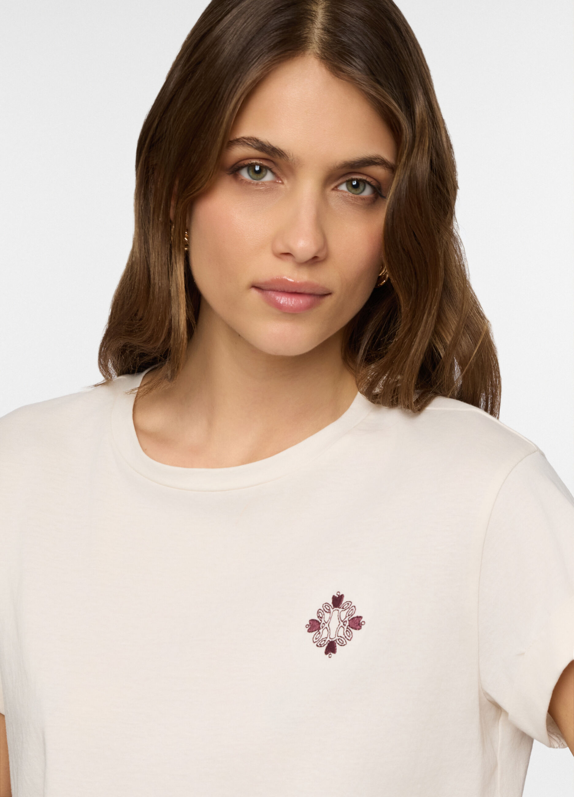 T-shirt girocollo donna_2