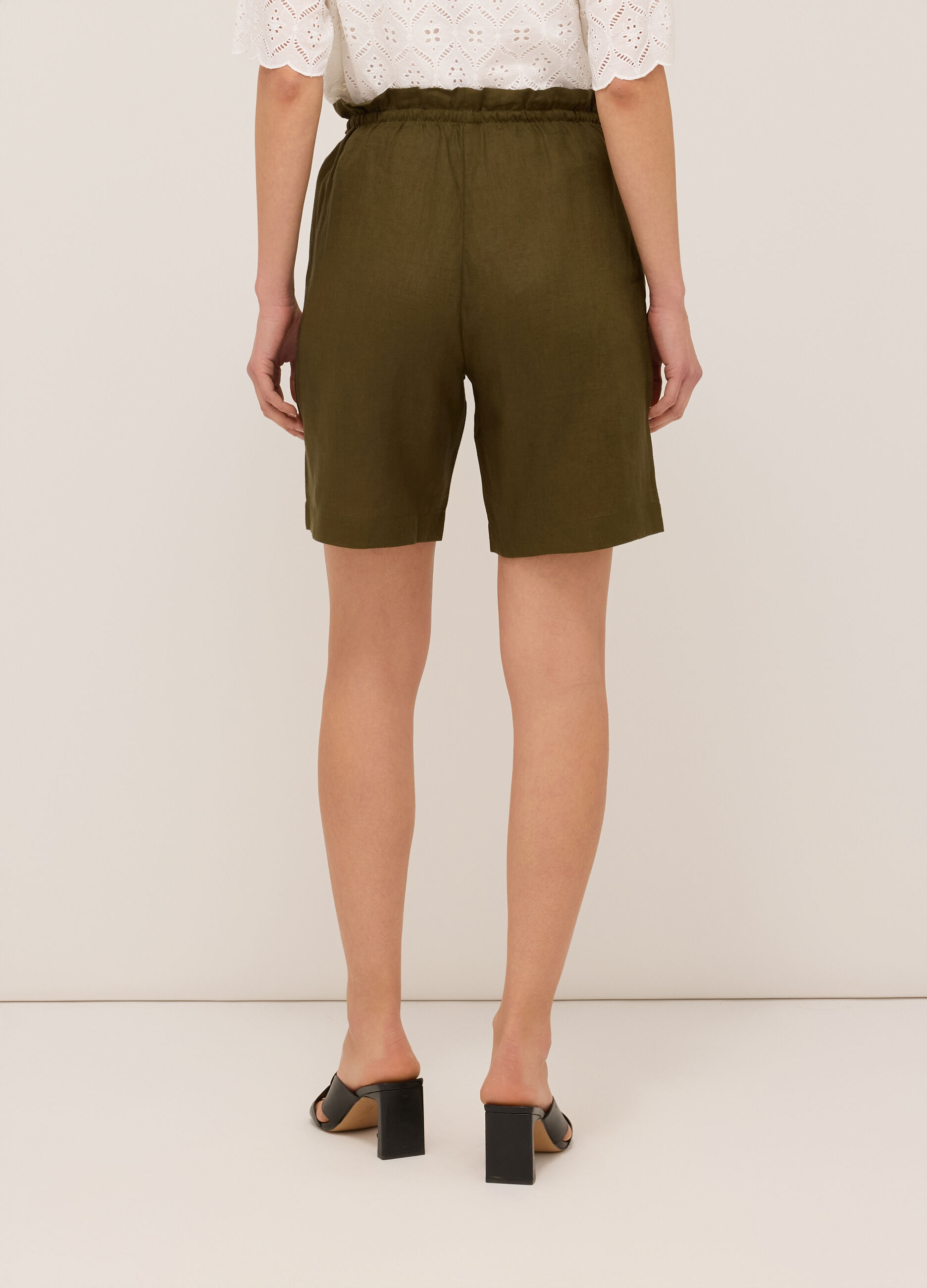 Bermuda in puro lino donna_1