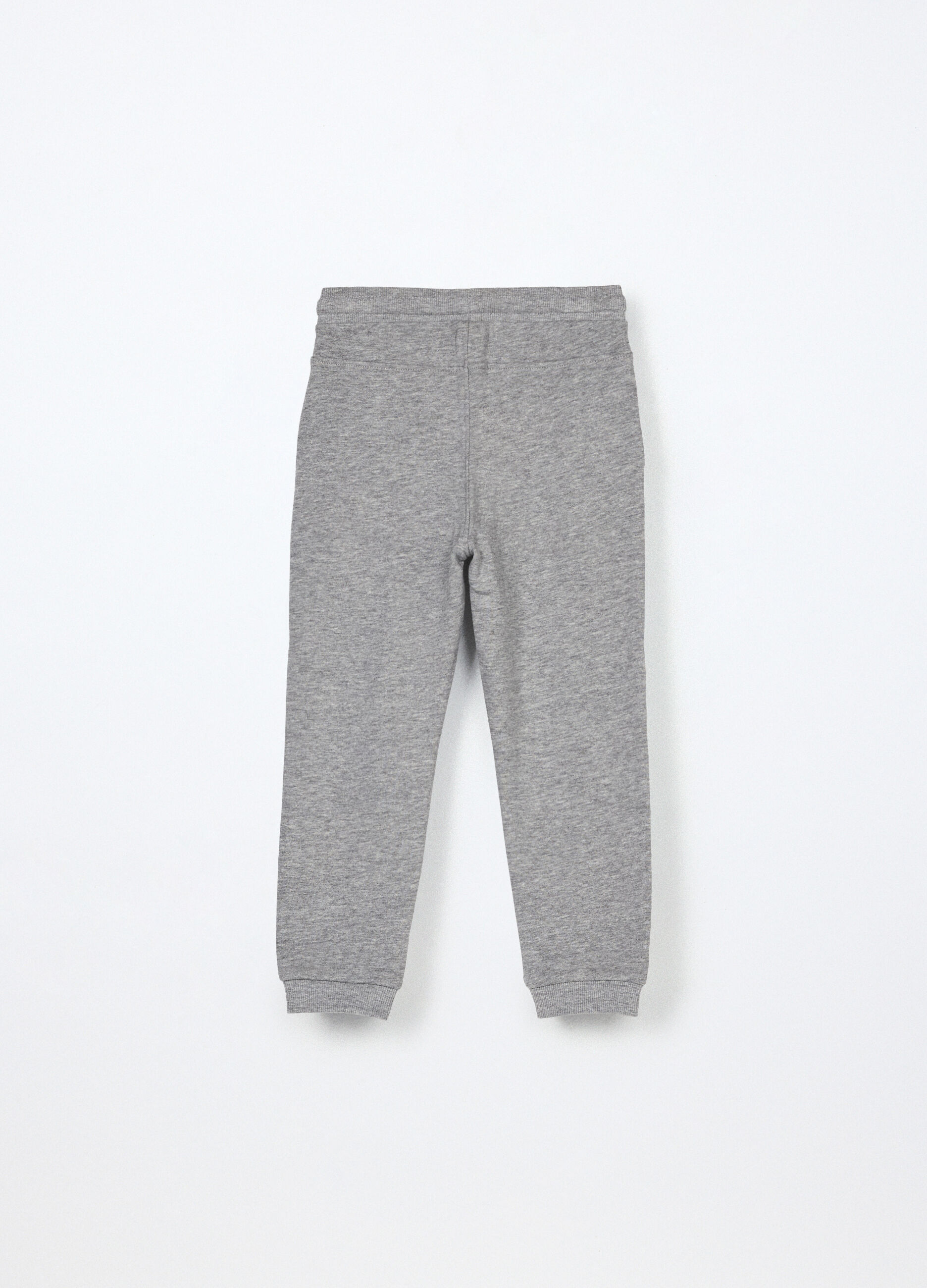 Jogger misto cotone fleece bambino_1