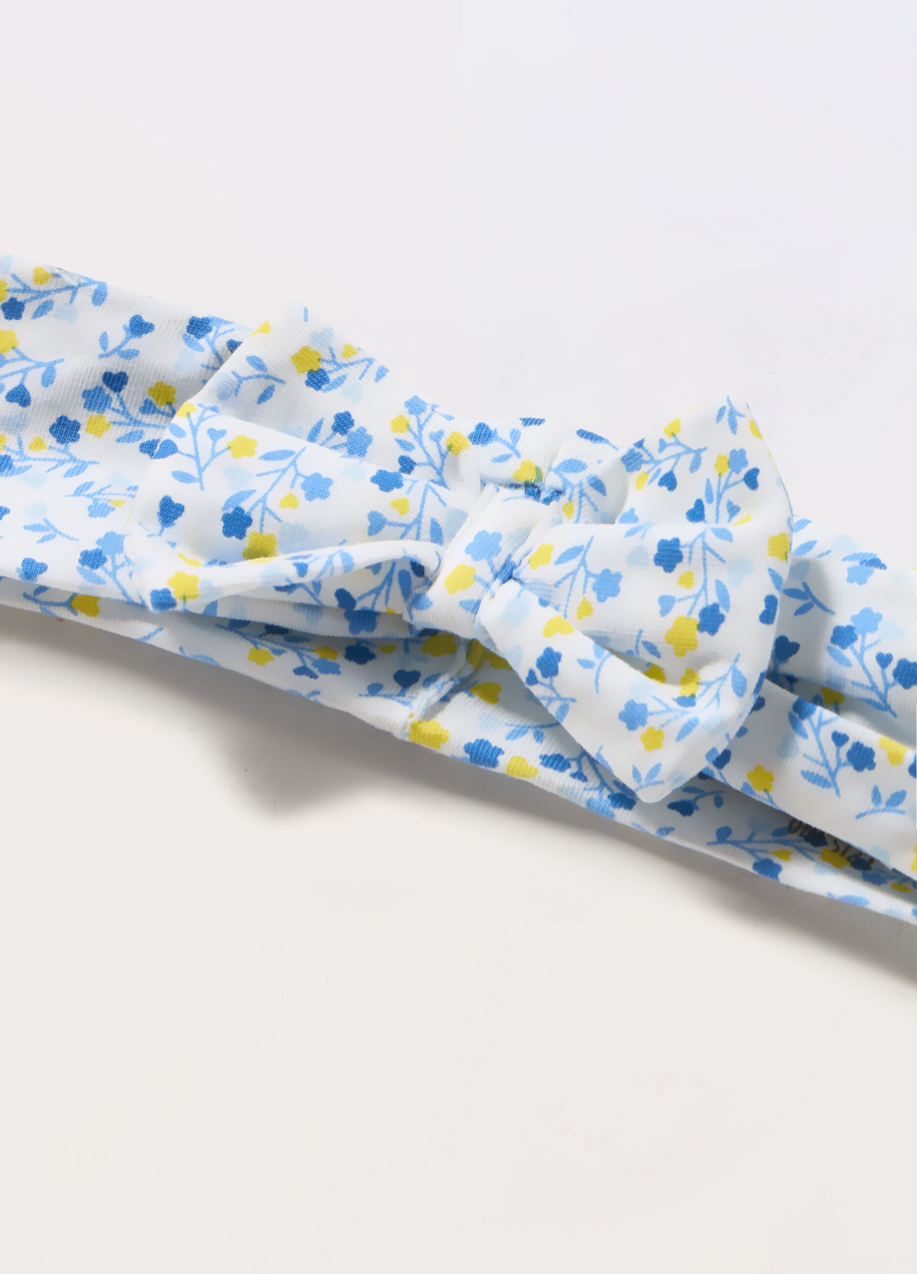 Fascetta per capelli in jersey di cotone stretch neonata_1