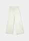 Jogger wide leg in french terry di puro cotone ragazza_1
