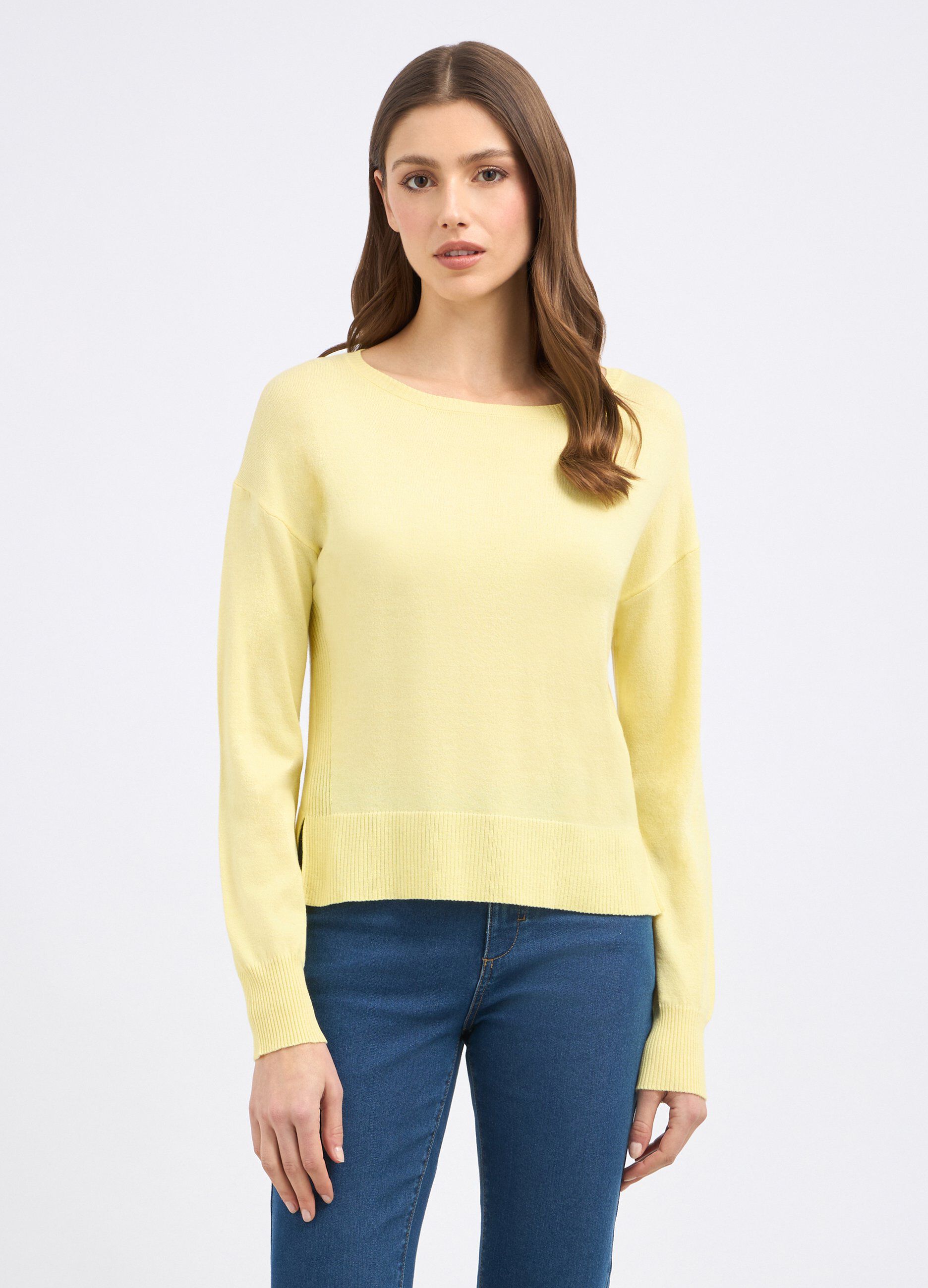 Tricot con spacchi laterali donna_0