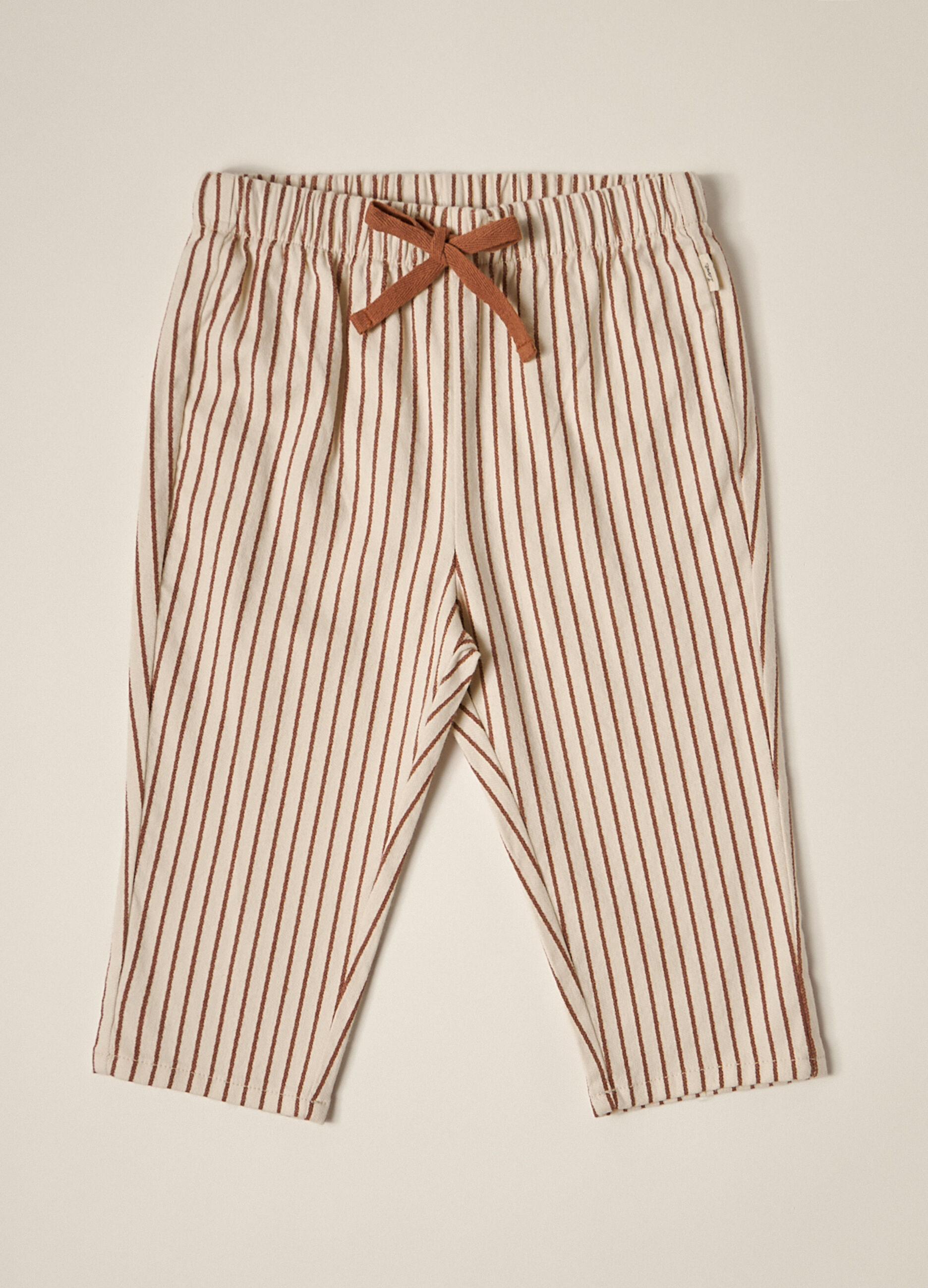 Pantaloni in twill di cotone stretch IANA neonato_1