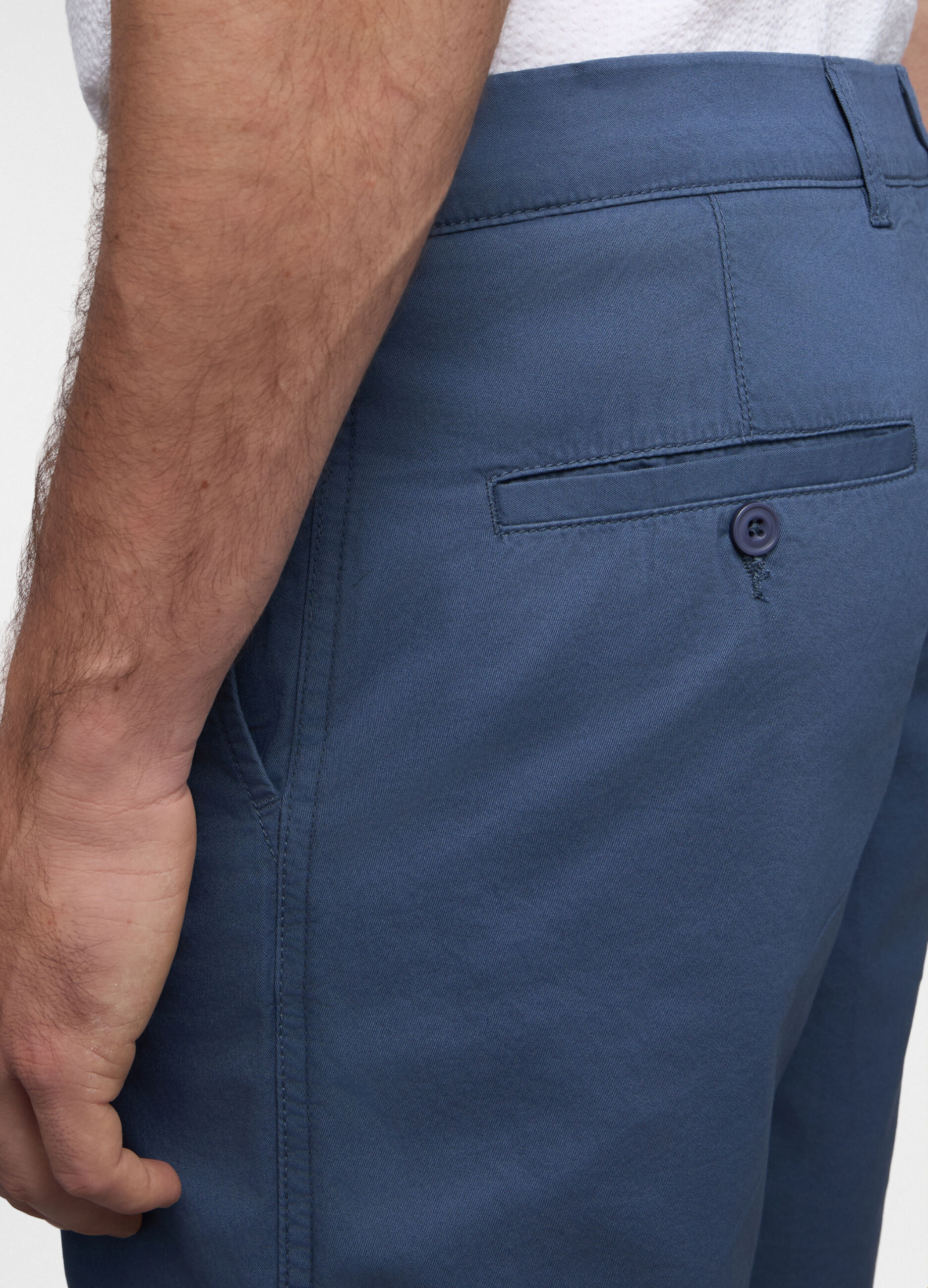 Bermuda chino in twill di cotone uomo_2