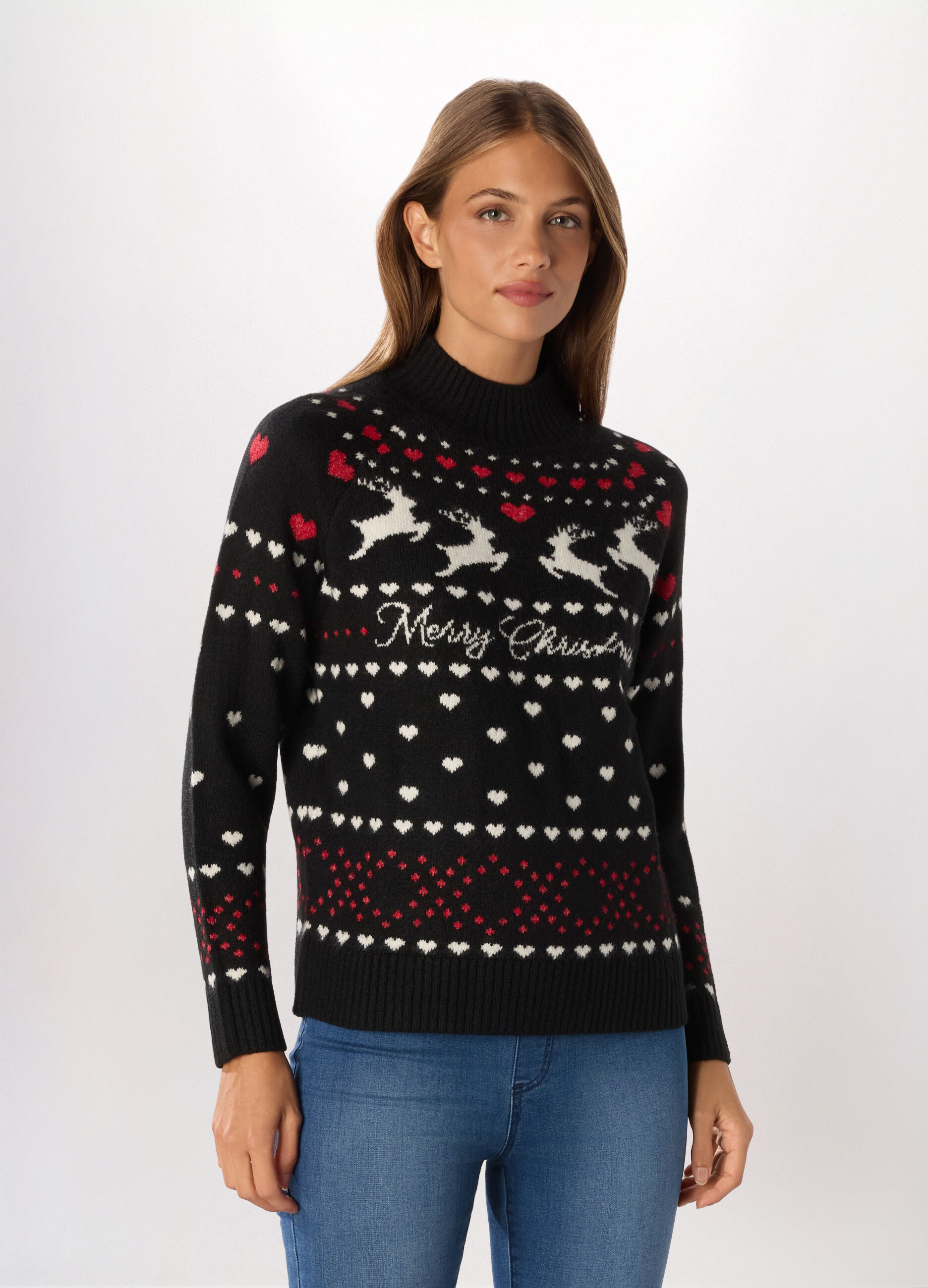 Pullover jacquard donna_0