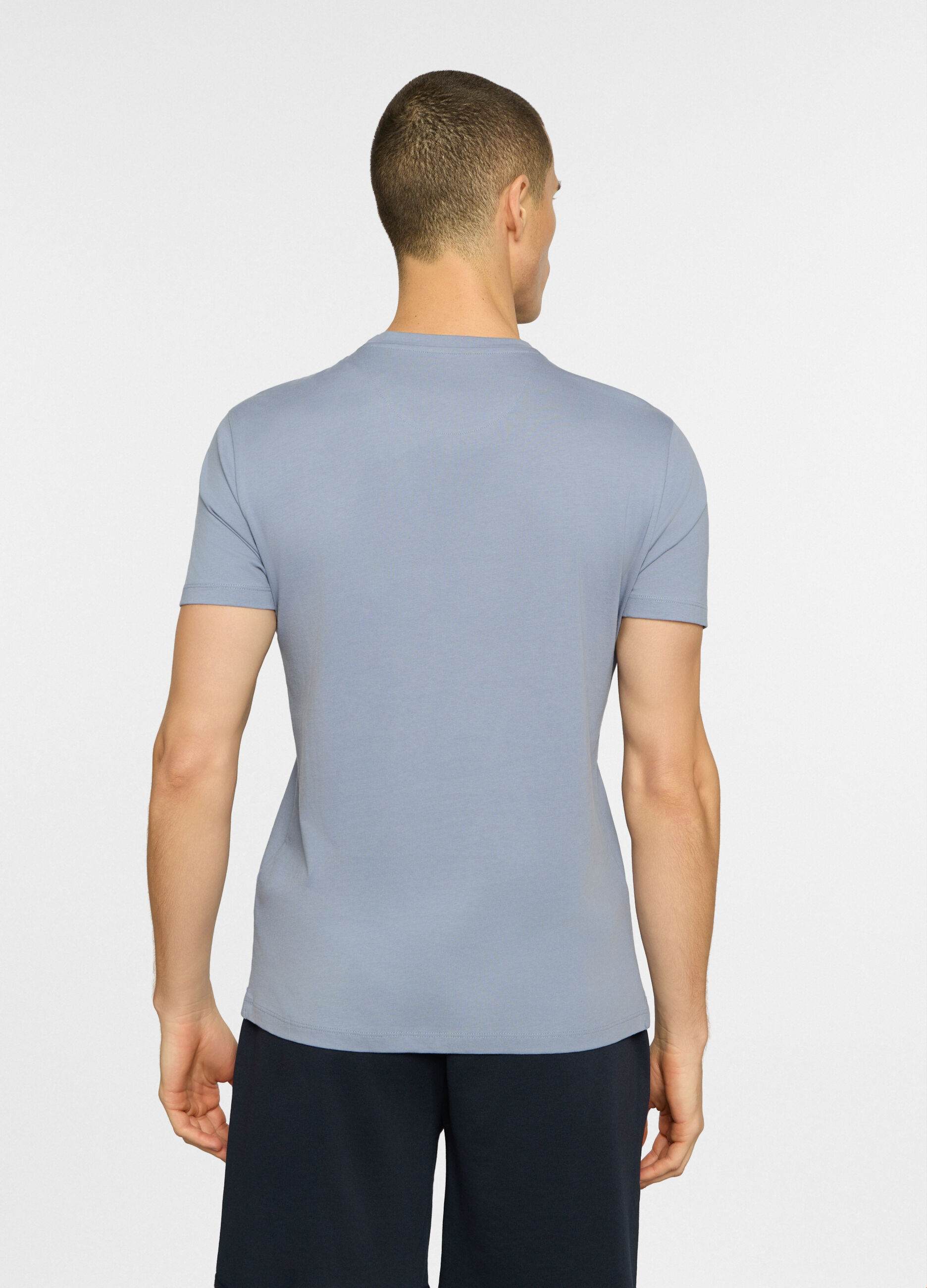 T-shirt slim fit in cotone uomo