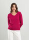 Pullover tricot con scollo a V donna_0