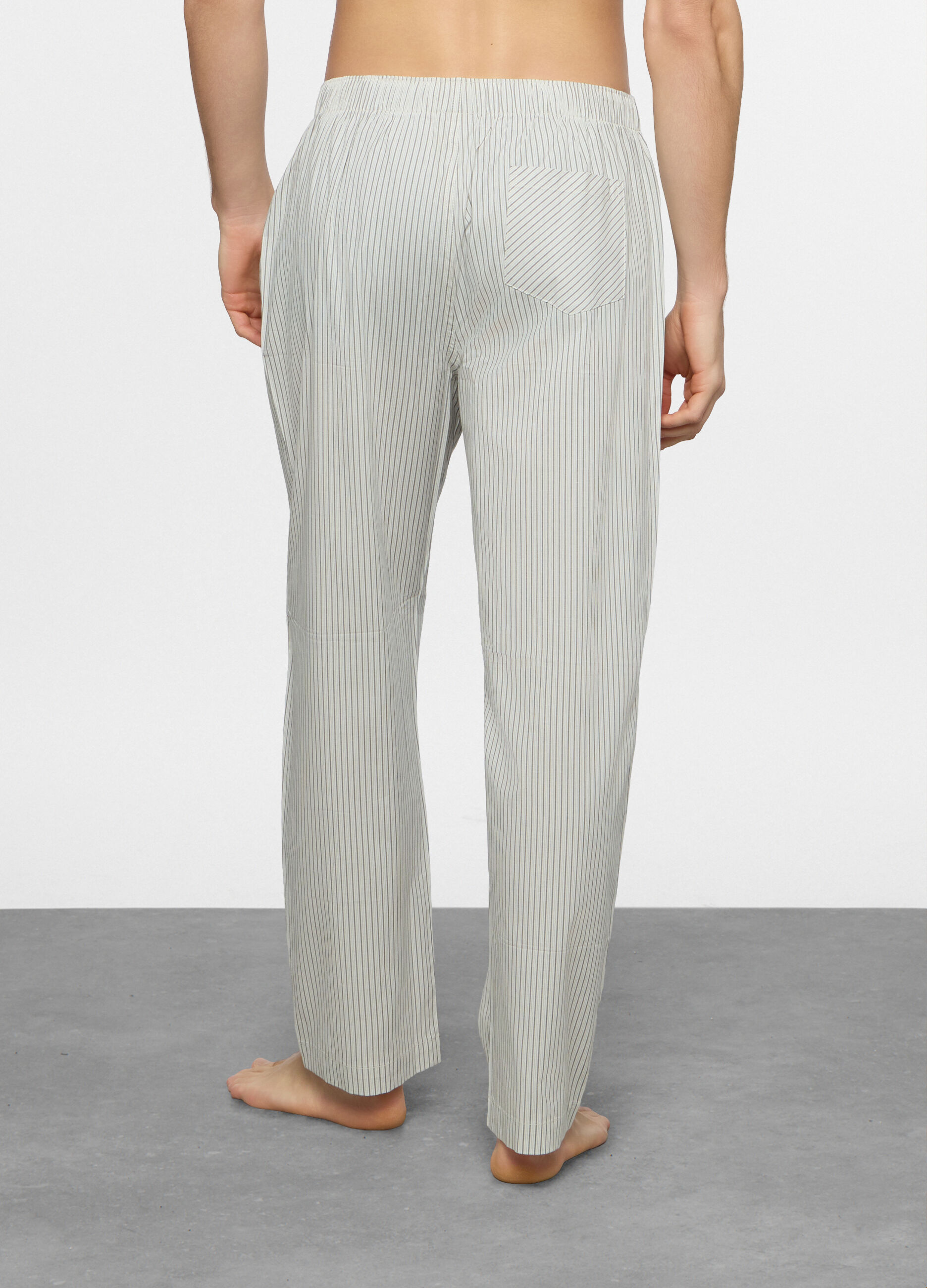 Pantaloni pigiama in tela di cotone uomo_1
