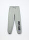Jogger in french terry di puro cotone bambina_0