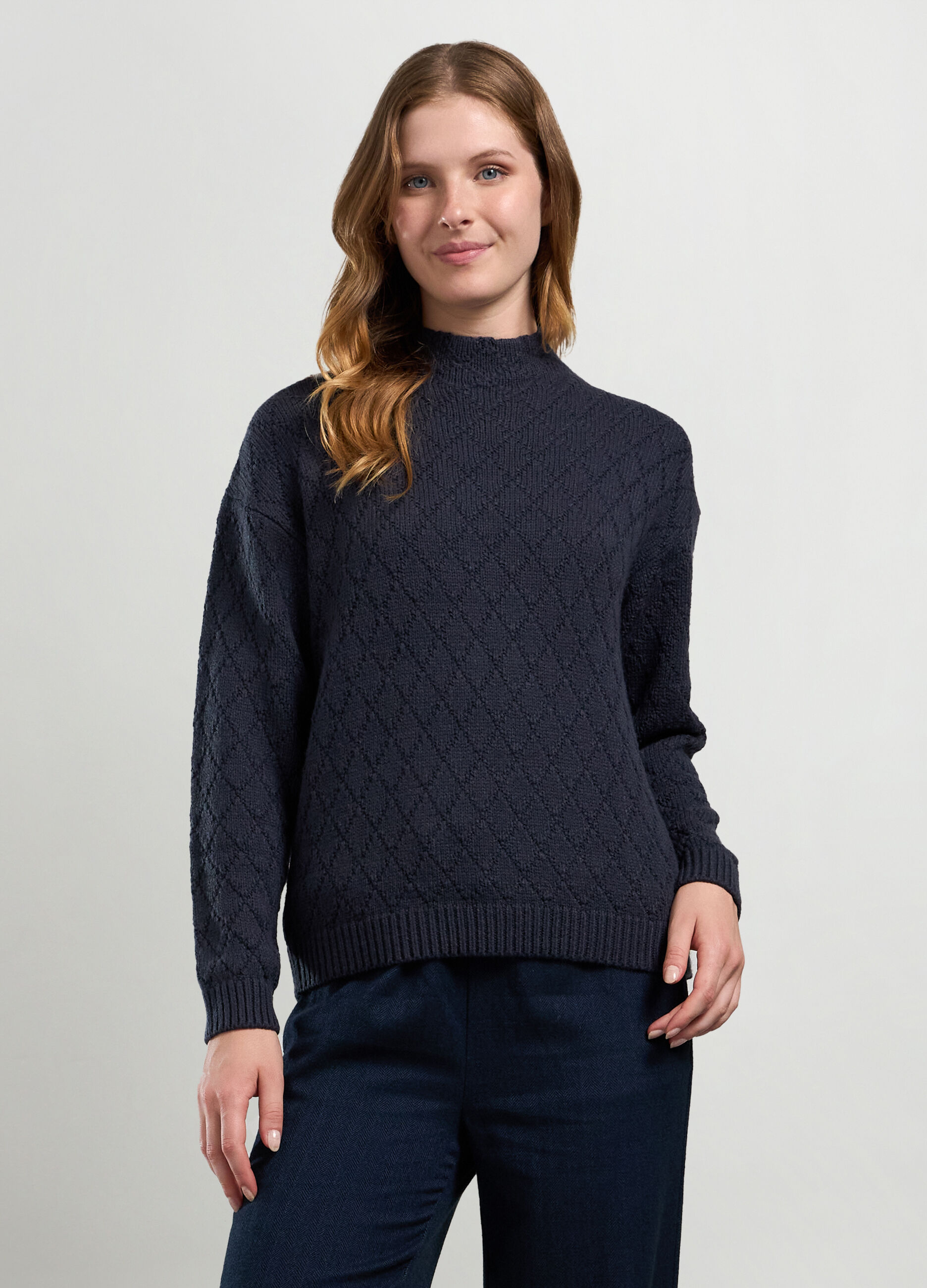 Pullover jacquard donna_0