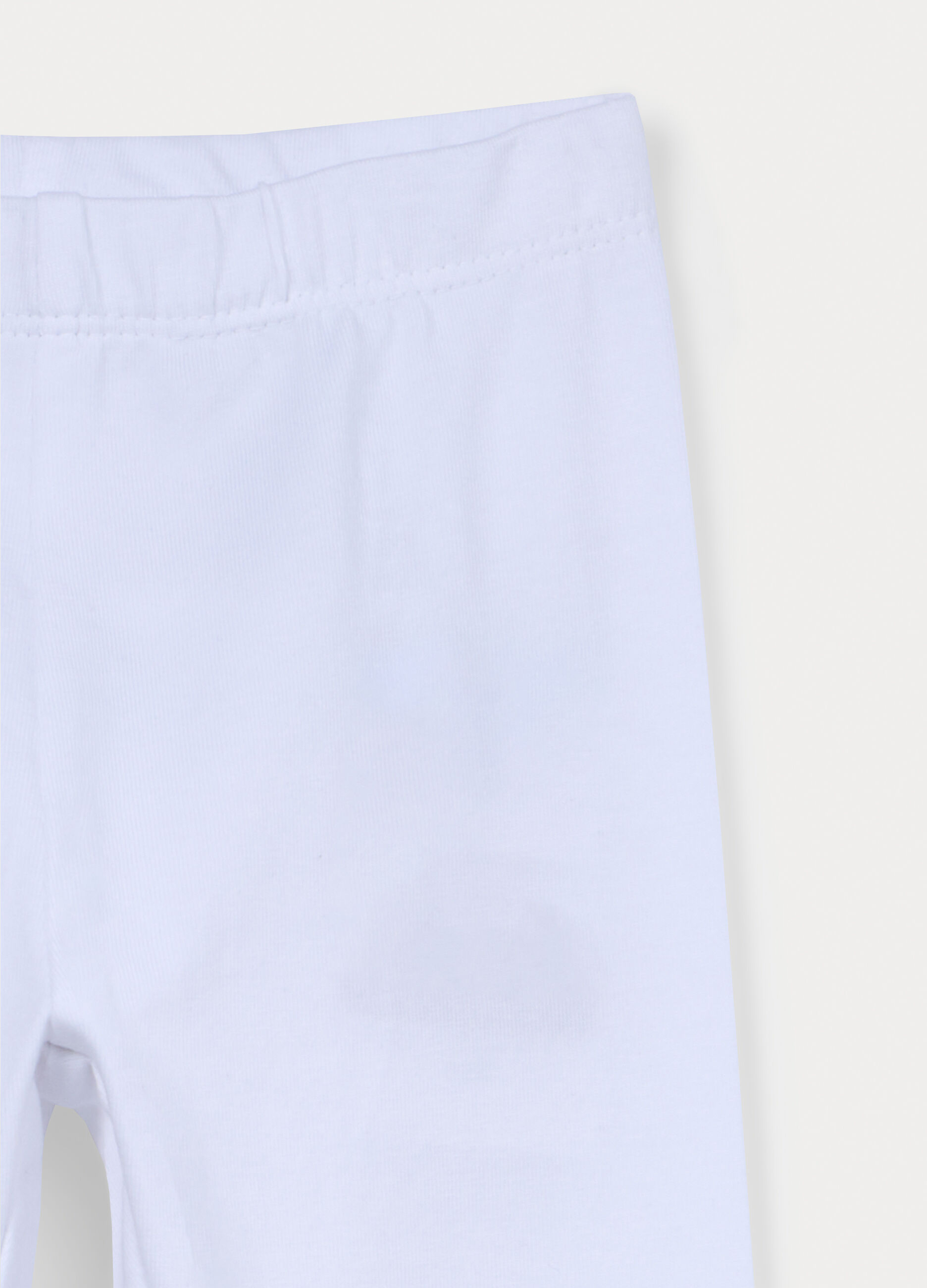 Leggings capri slim fit in jersey di cotone stretch bimba_2