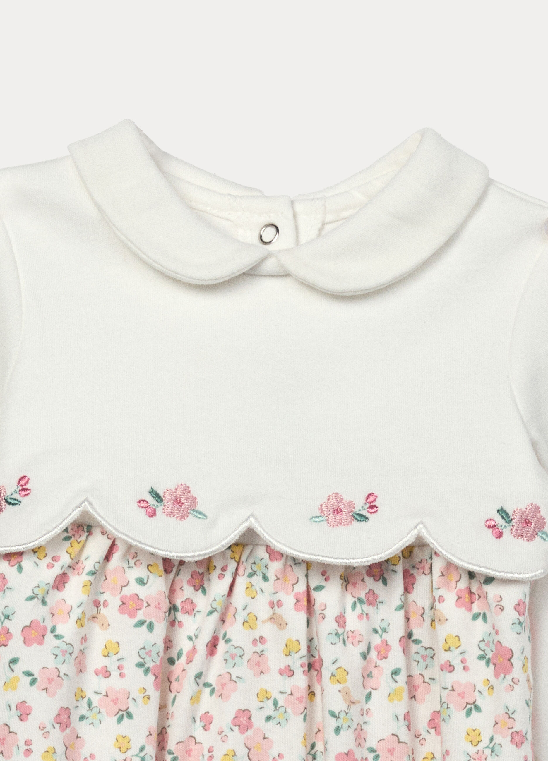 Tutina in interlock di puro cotone neonata_2