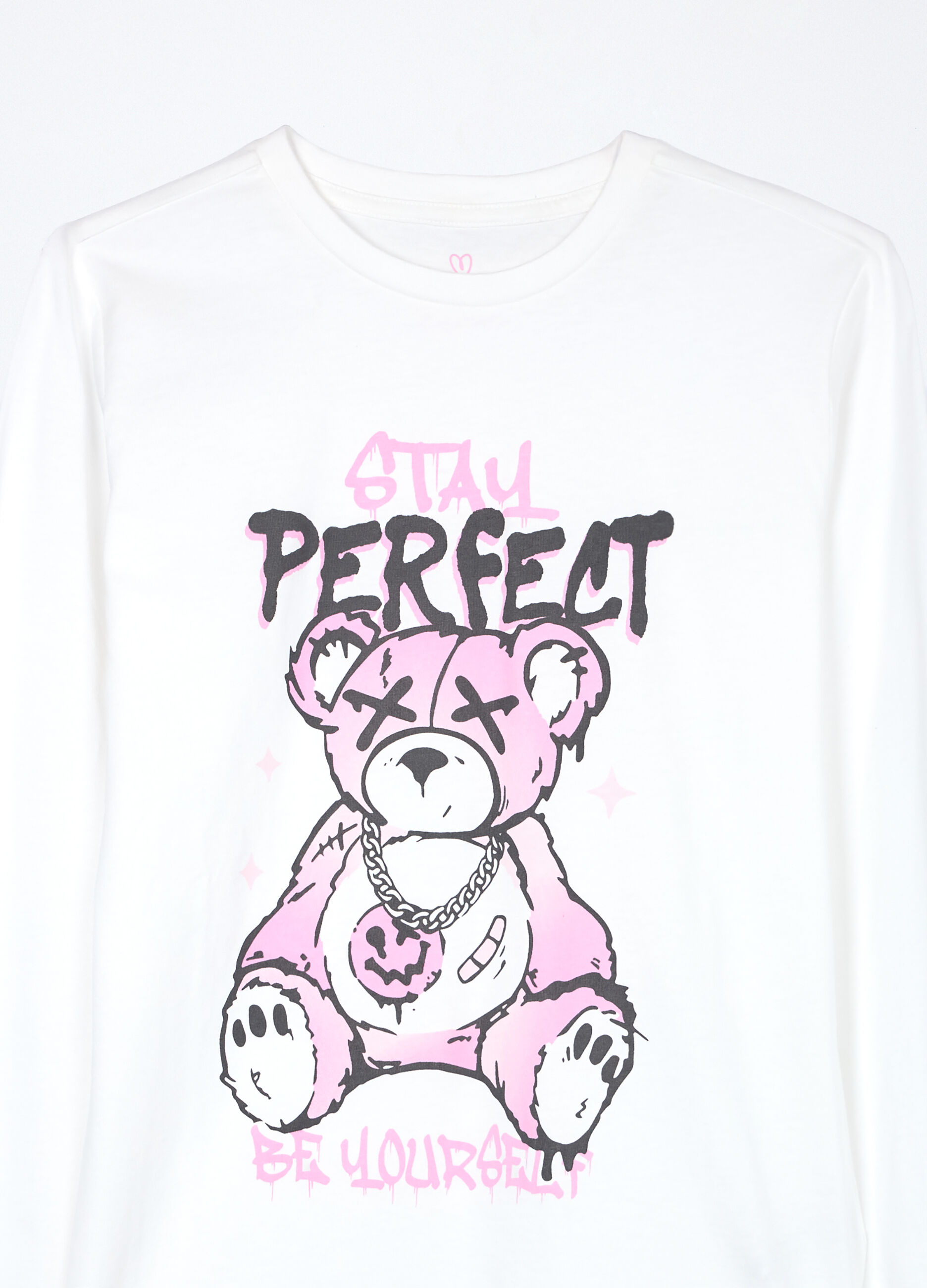 Set pigiama lungo in jersey di puro cotone ragazza_2