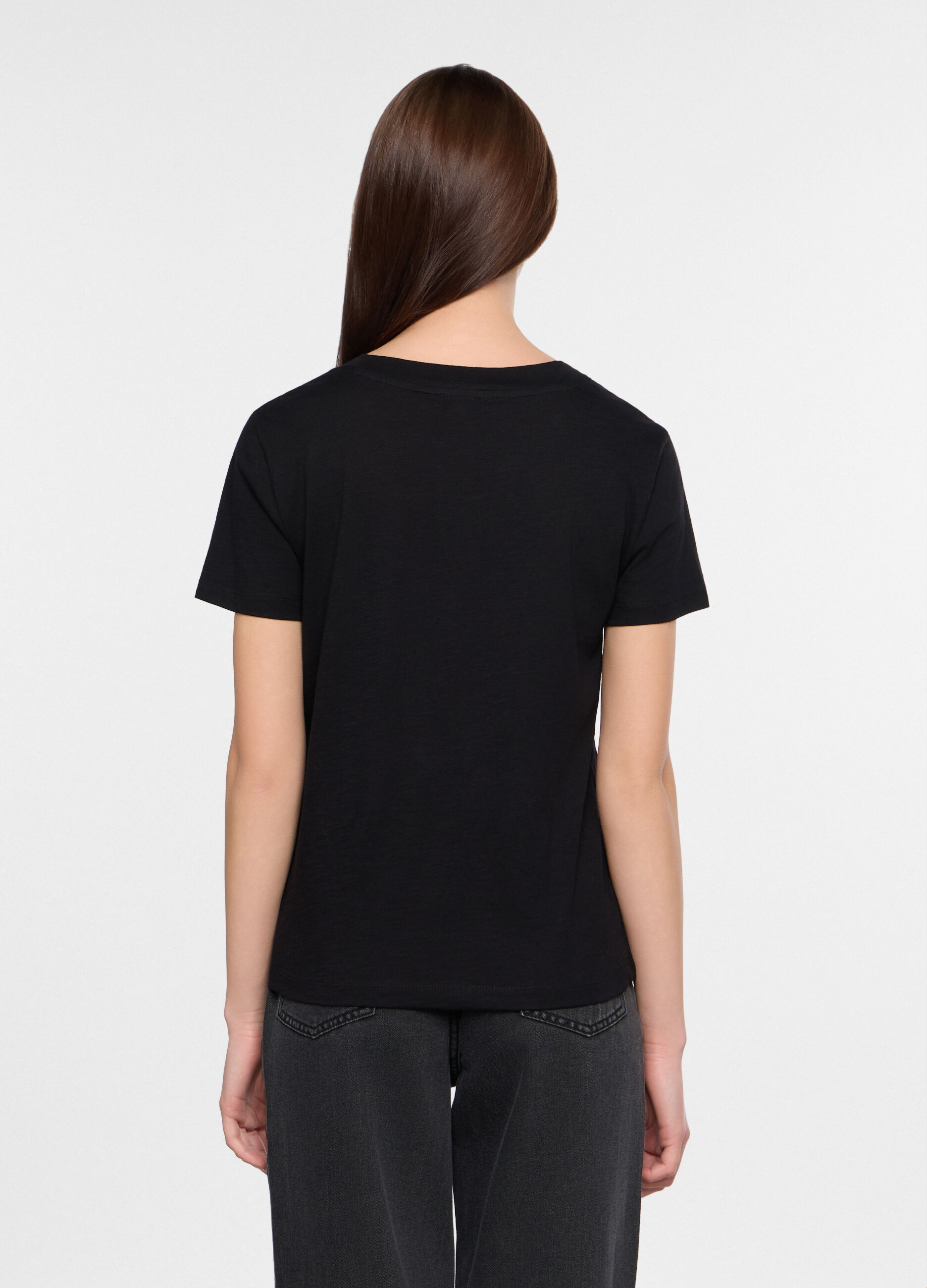 T-shirt girocollo donna_1