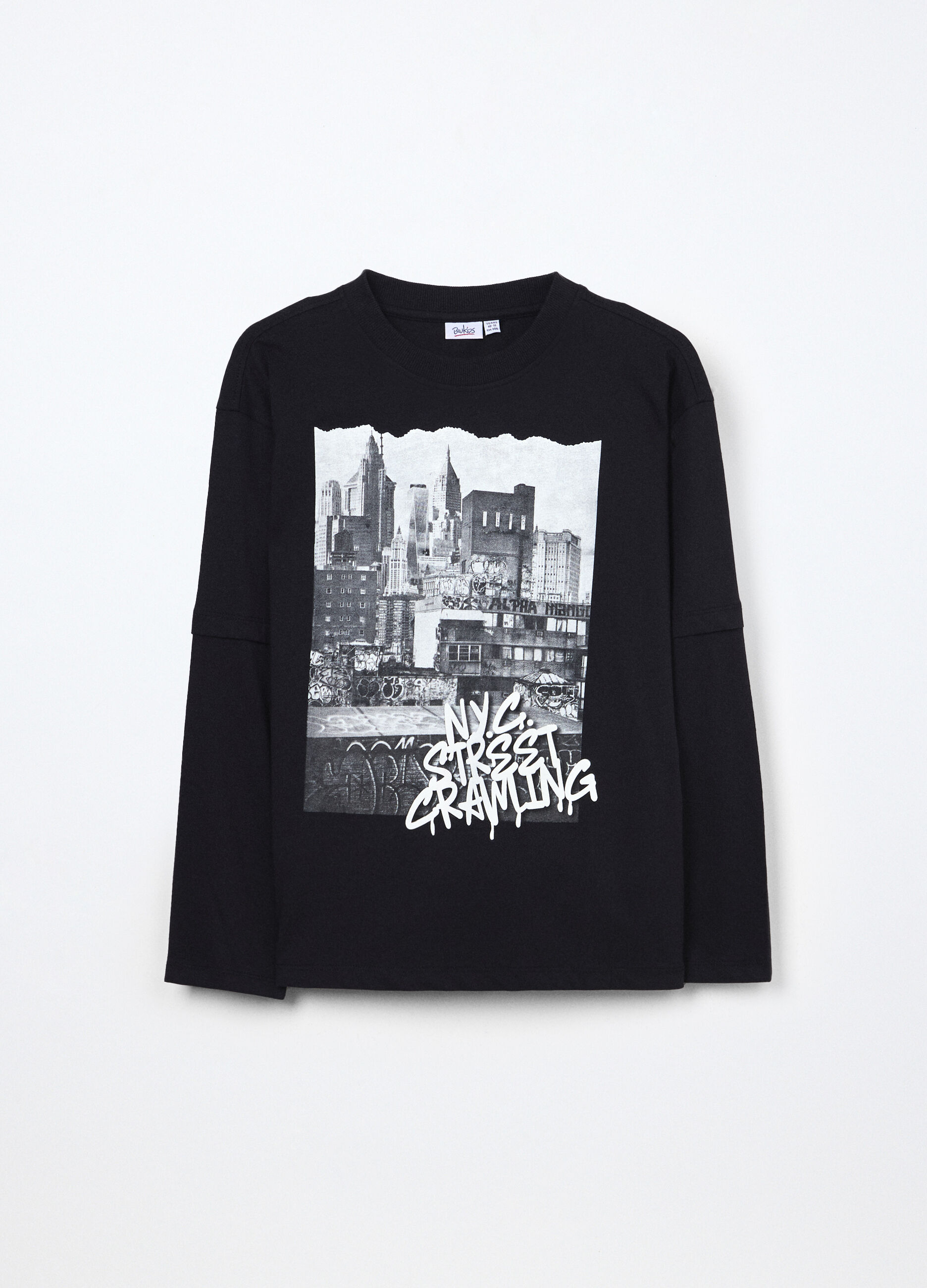 T-shirt in jersey di puro cotone ragazzo_0