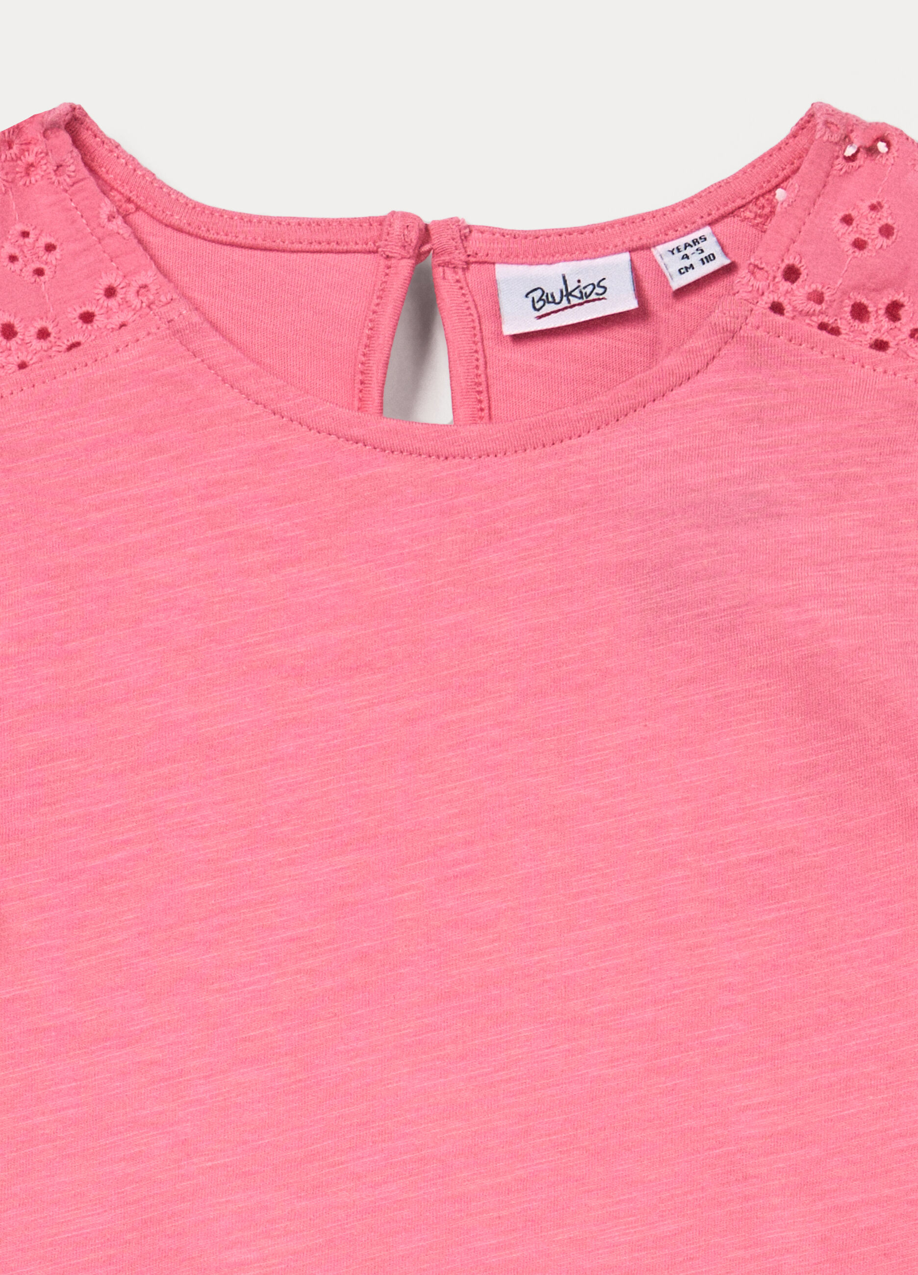 Canotta in jersey di cotone slub bambina_2