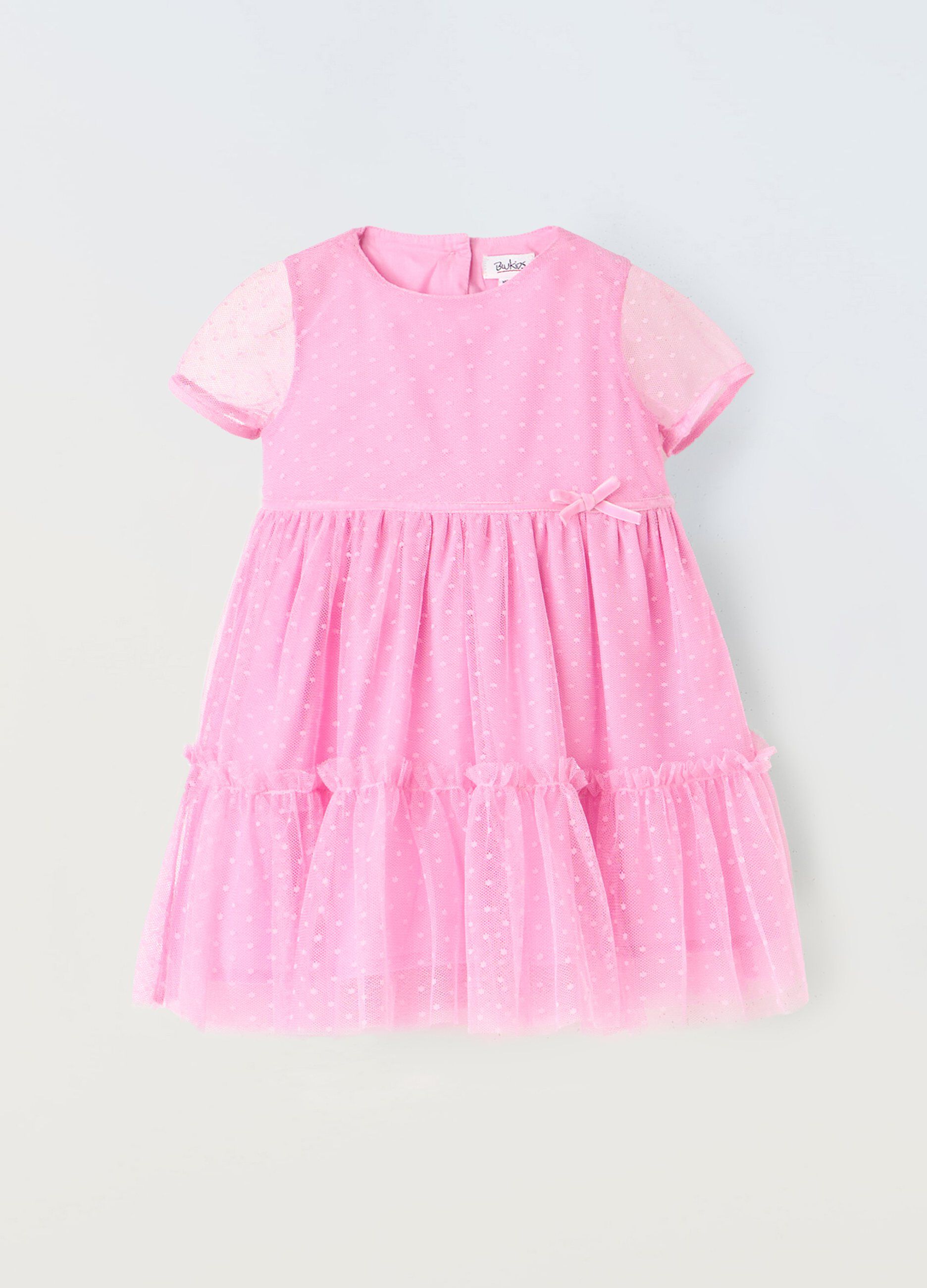 Vestito in tulle neonata