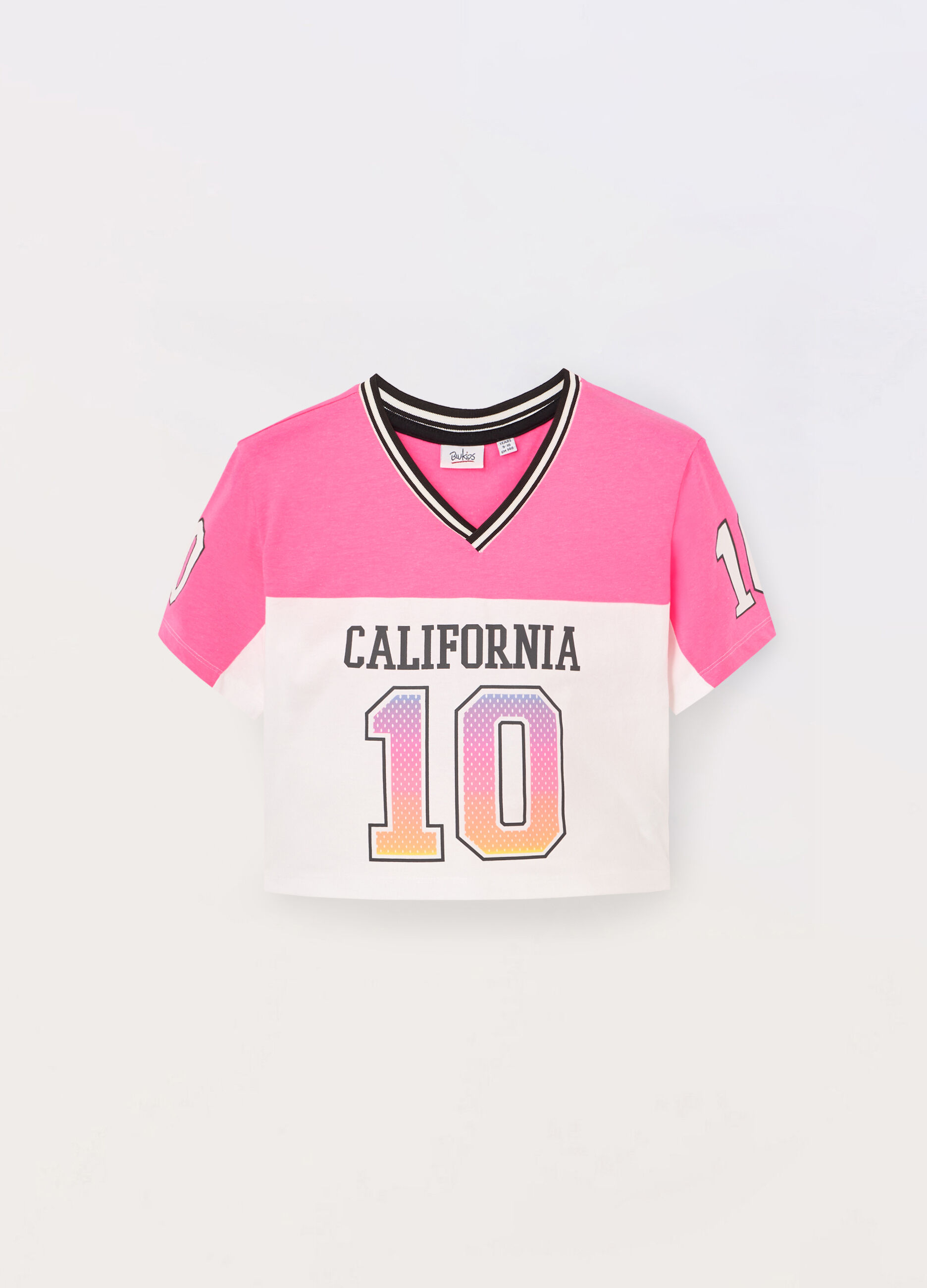 T-shirt in jersey di puro cotone ragazza_0