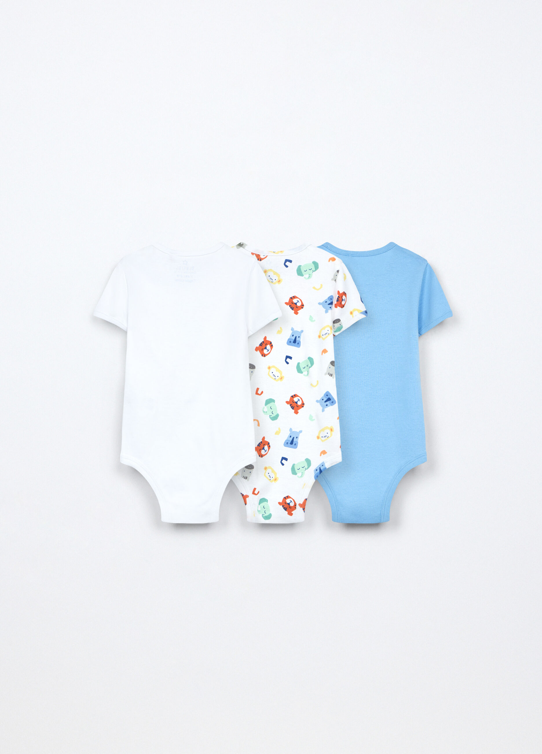 Pack 3 body in puro cotone neonato_1