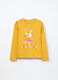 T-shirt in jersey di puro cotone bambina_0