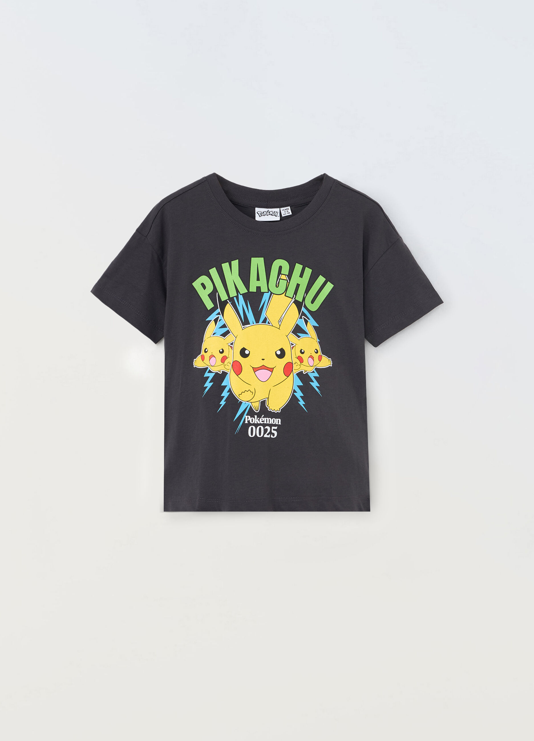 T-shirt Pokémon in puro cotone bambino_0