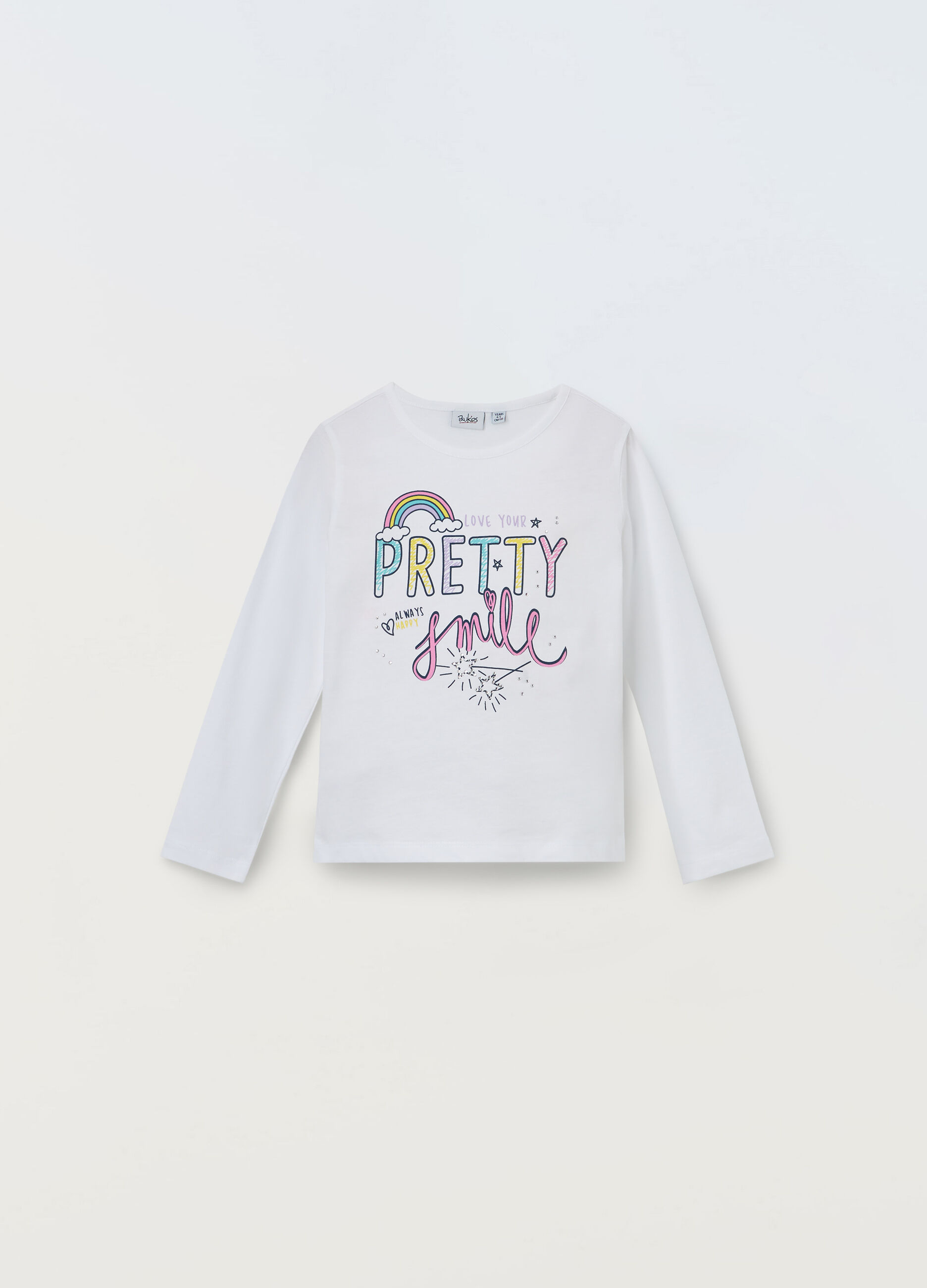 T-shirt in puro cotone bambina_0