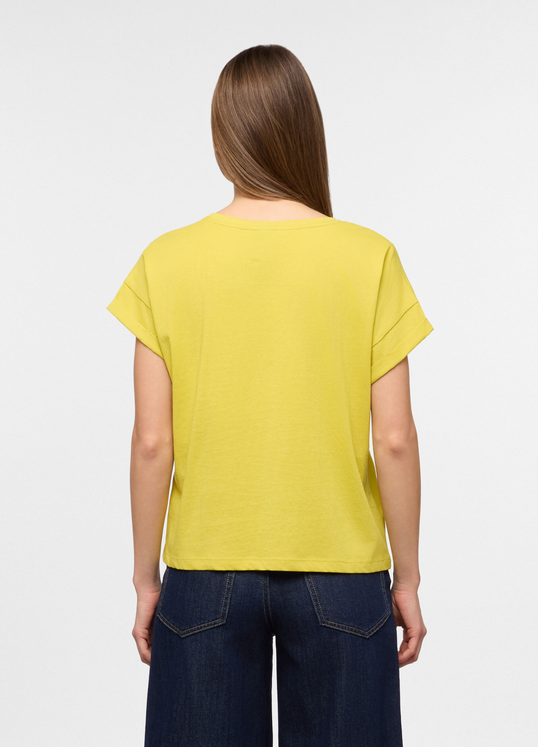 T-shirt girocollo donna_1