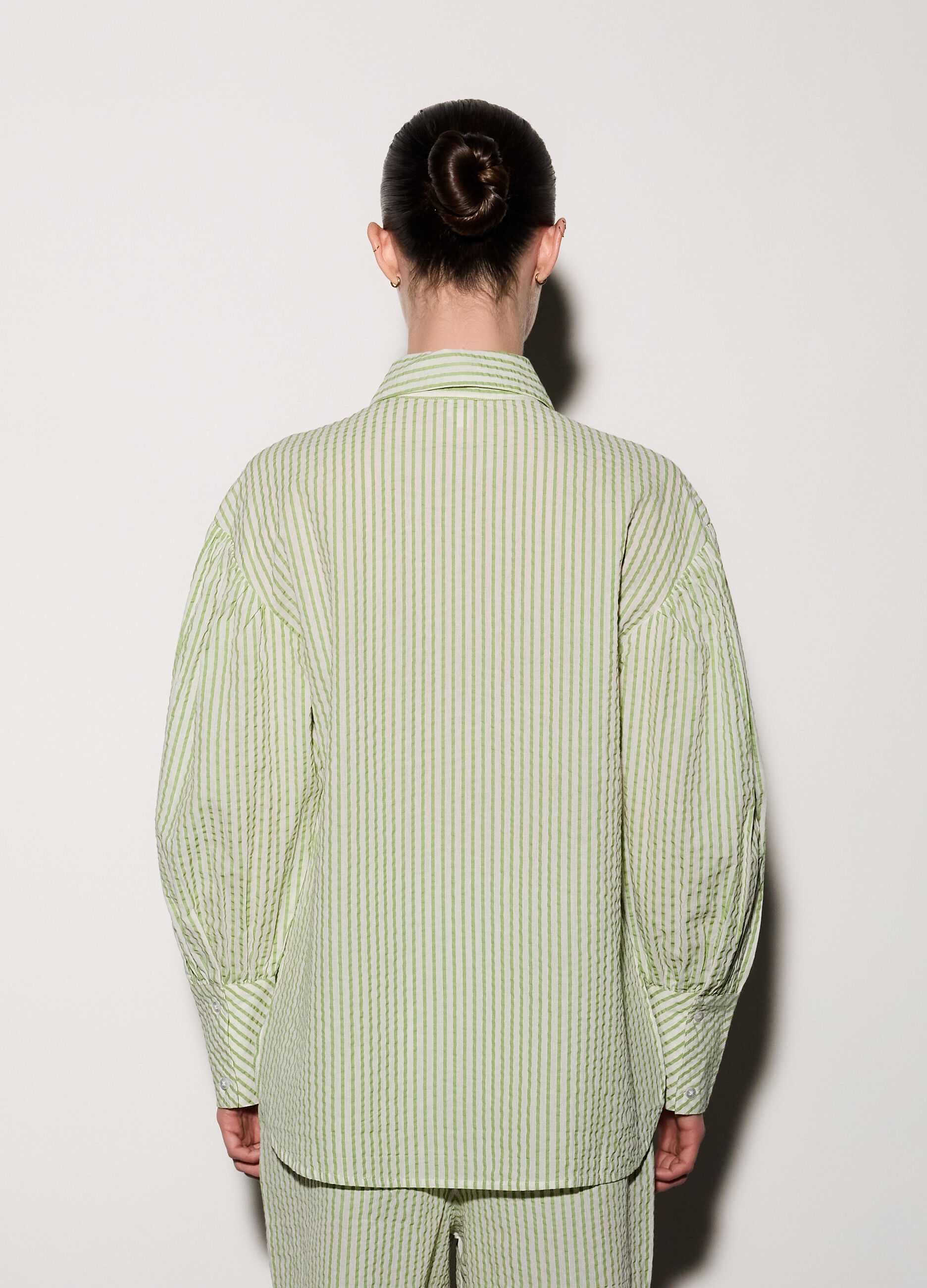 Camicia con colletto alla francese over fit donna_2