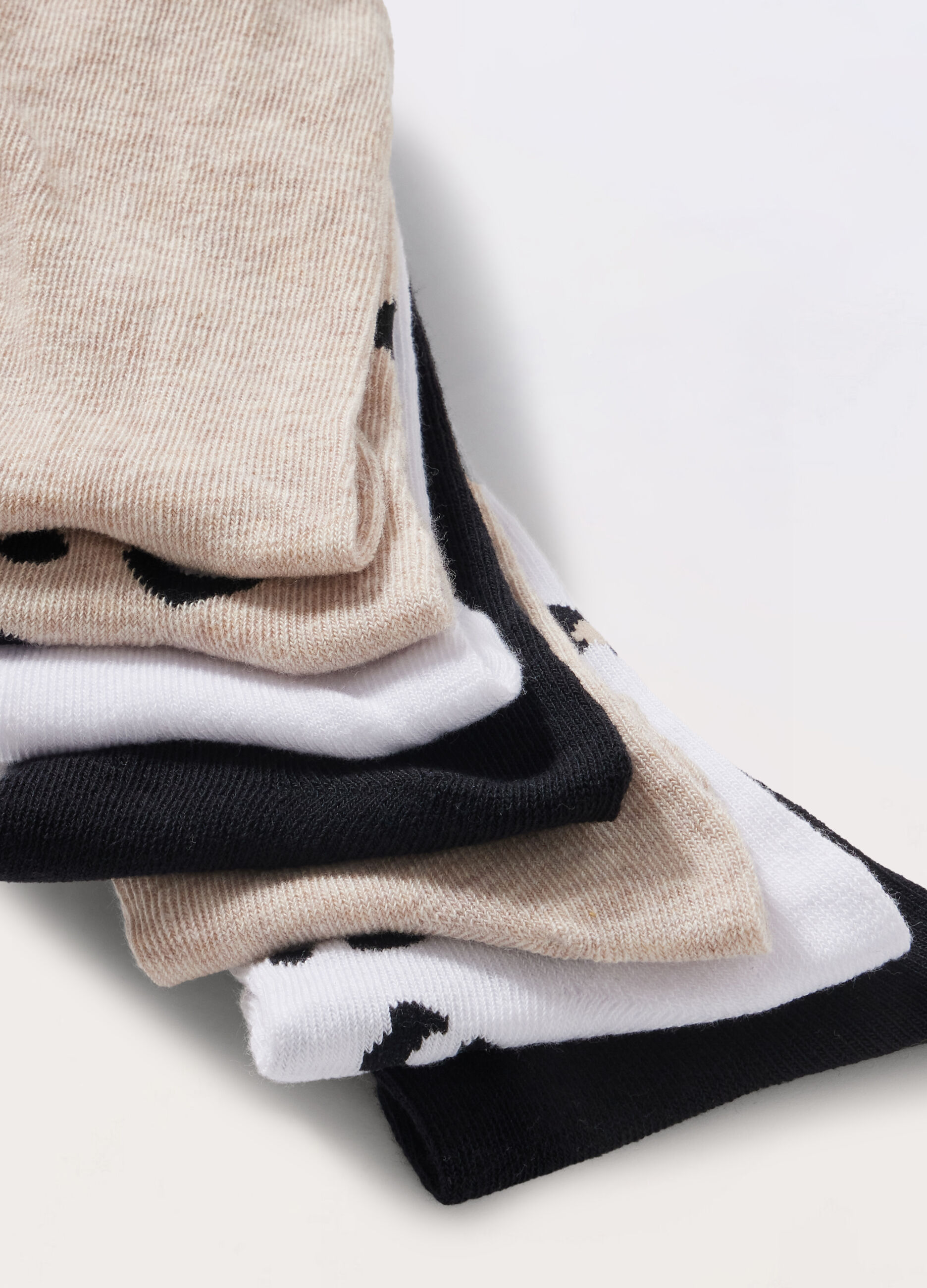 Pack 7 calzini corti misto cotone donna_1