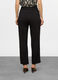 Pantaloni regular fit in pura viscosa donna_1