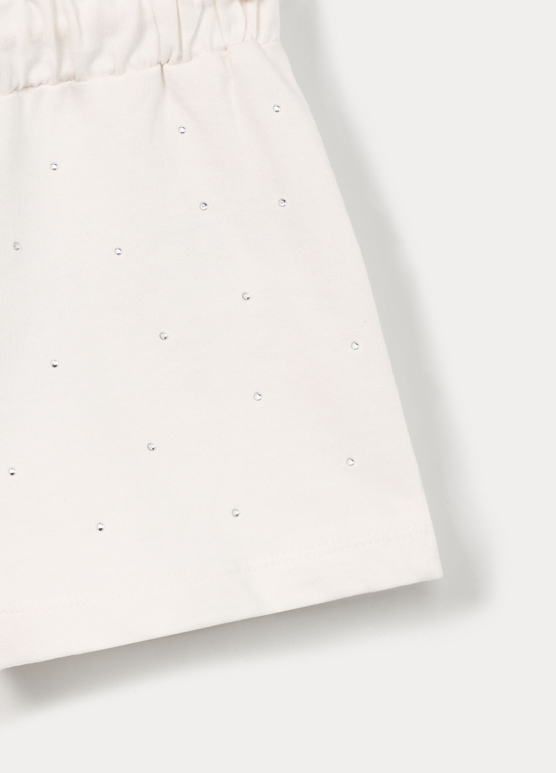 Shorts in french terry di puro cotone bambina_2