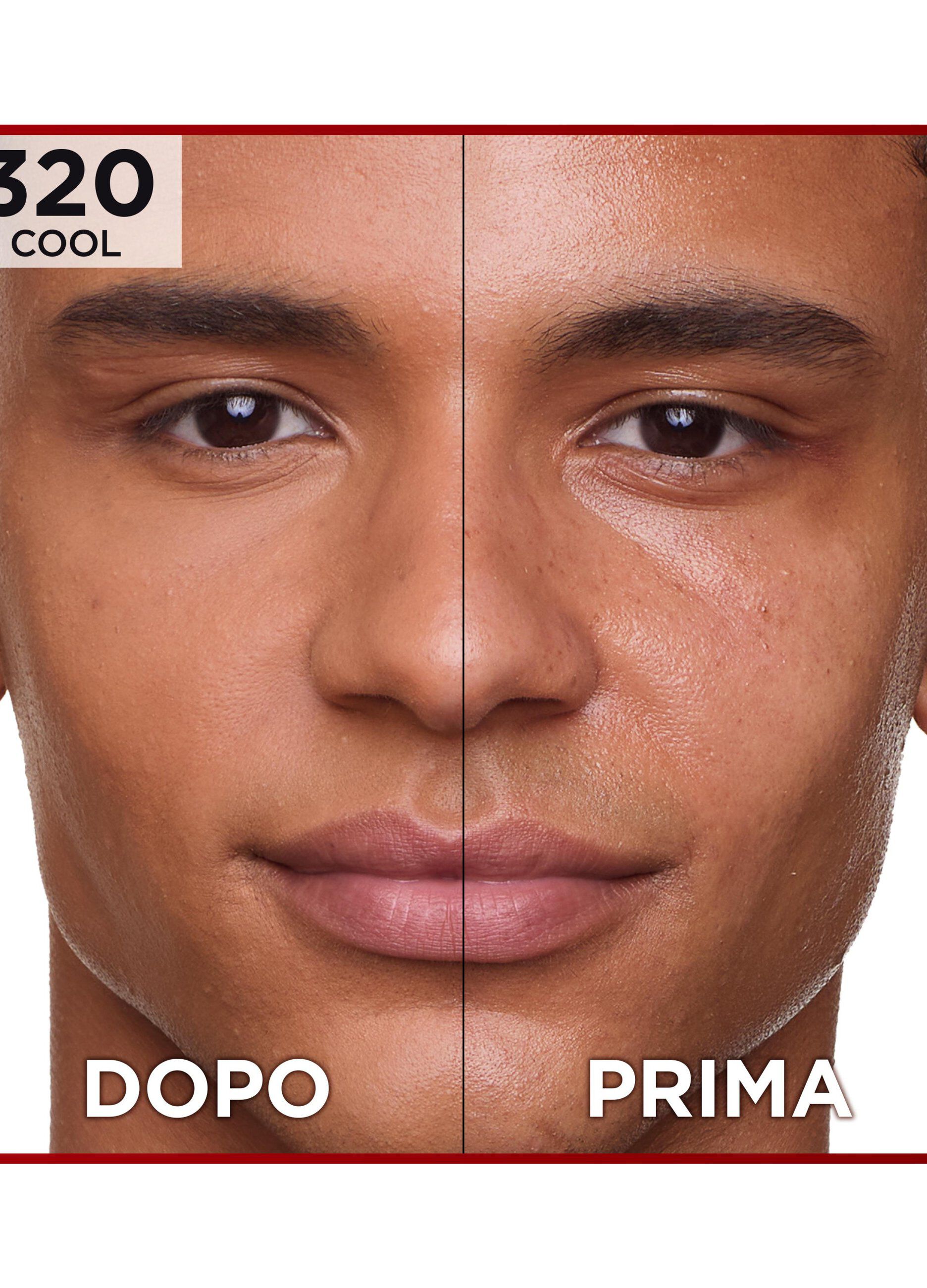 L'Oréal Paris Fondotinta Infaillible 32H Matte Cover, Make-Up dal Finish Matte Copertura Totale sulla Pelle, 320 Caramel, 30 ml.