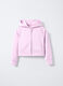 Felpa con cappuccio misto modal stretch bambina_0