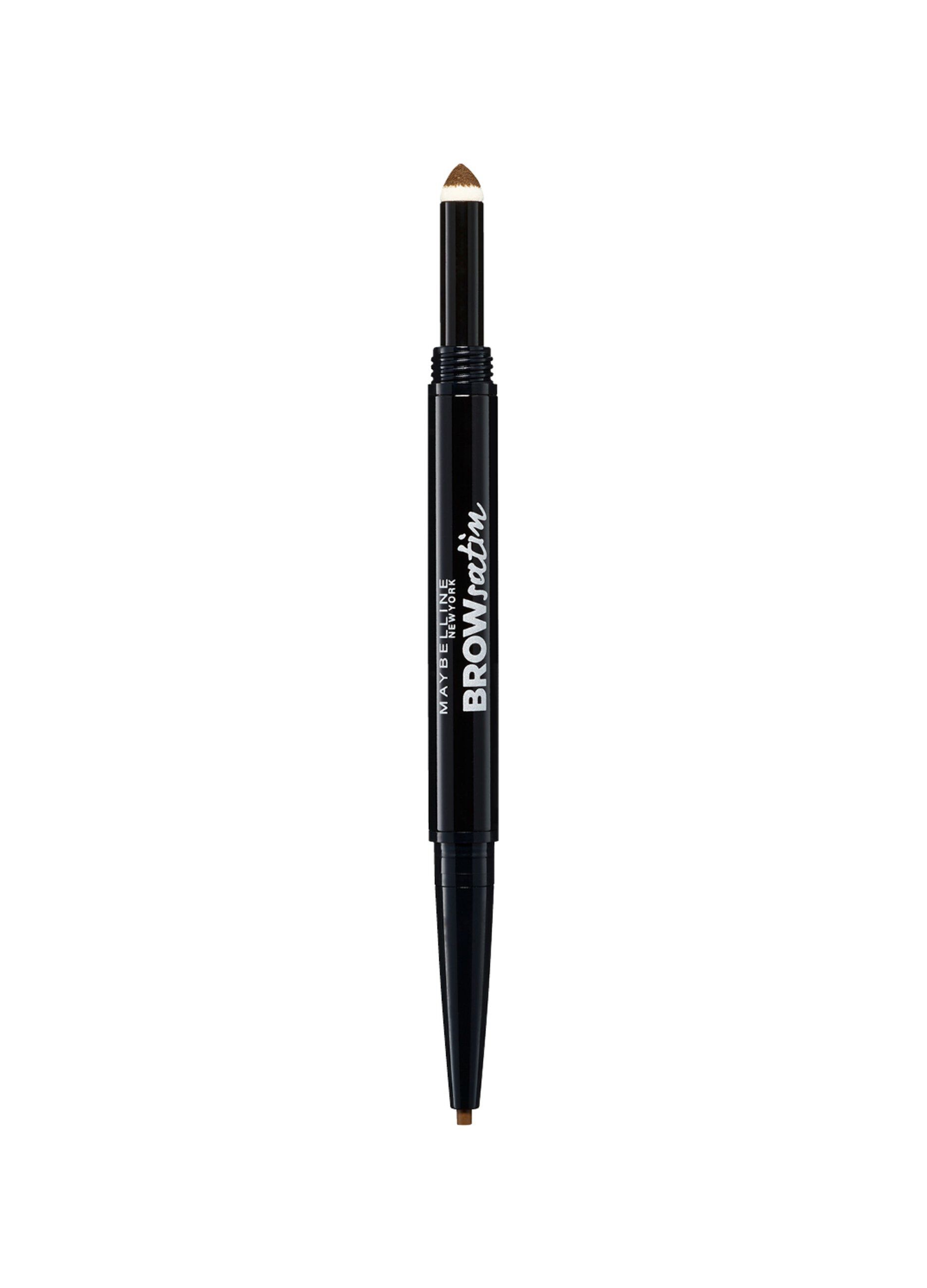 Maybelline New York Matita-Ombretto Express Brow 2-in-1, Per sopracciglia piene e naturali, Med Brown (02)._1