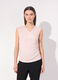 Top smanicato in lyocell misto lana donna_1
