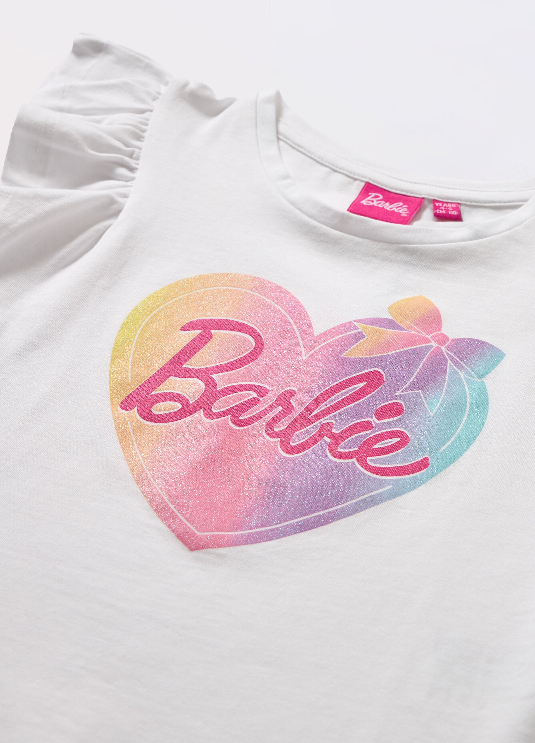 T-shirt Hello Barbie in puro cotone bambina